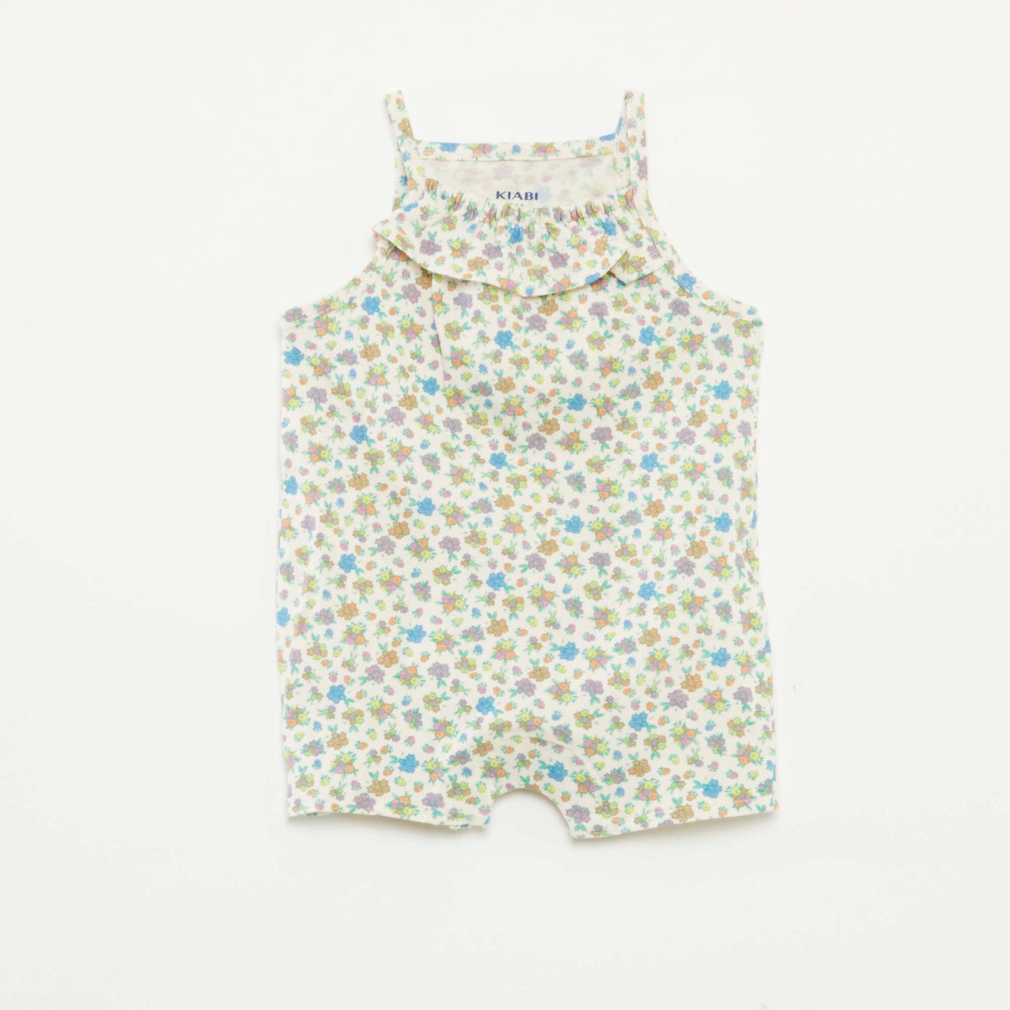 T-shirt + combishort à imprimé fleuri - 2 pièces ROSE