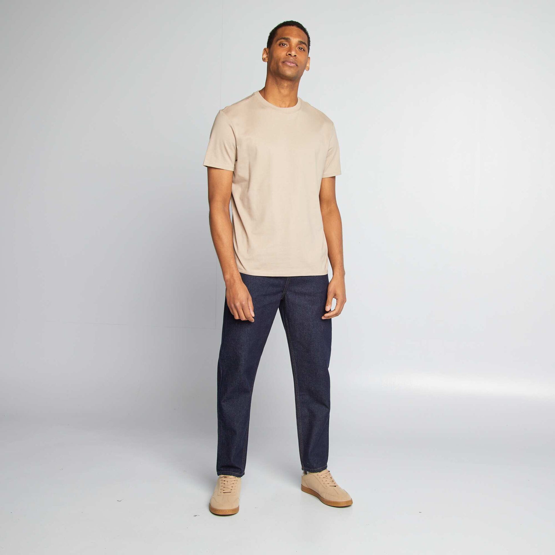 Jean tapered slim / coupe fuselée 5 poches BLEU