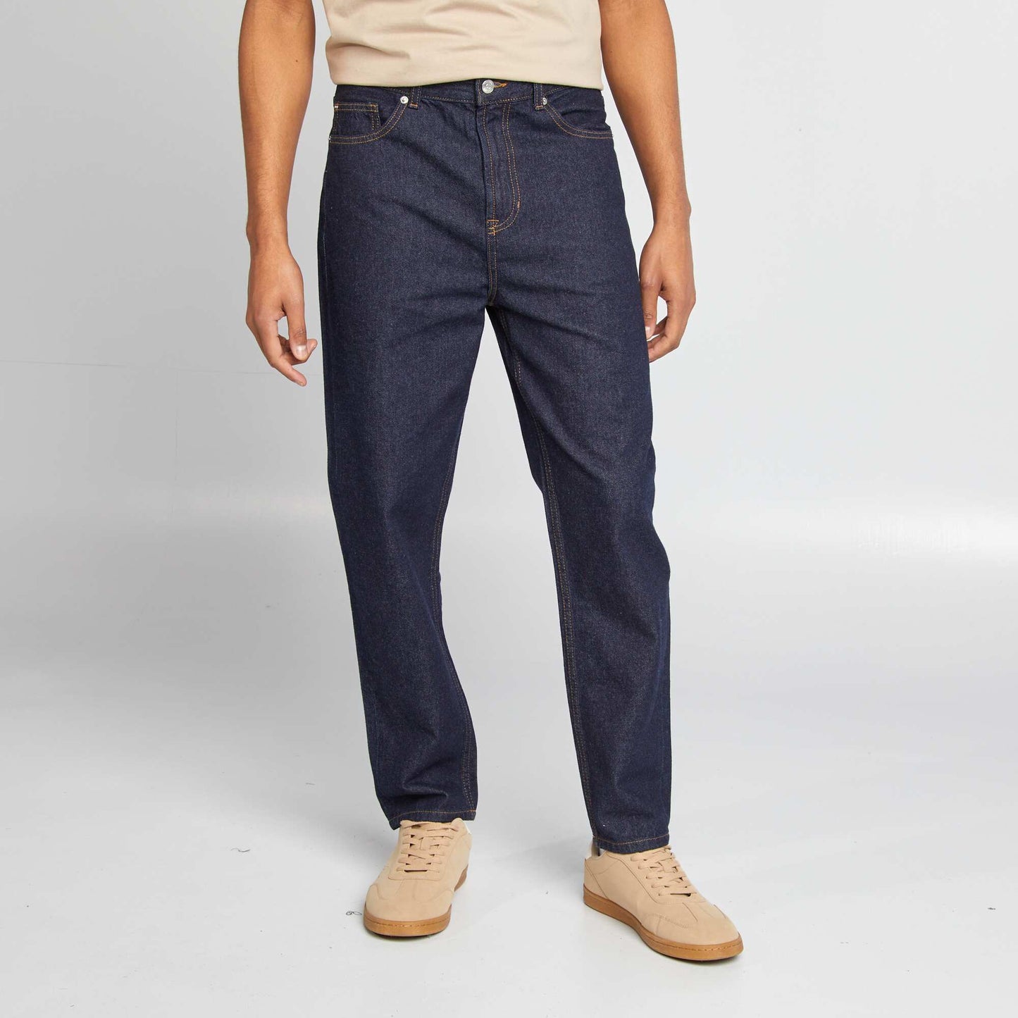 Jean tapered slim / coupe fuselée 5 poches BLEU