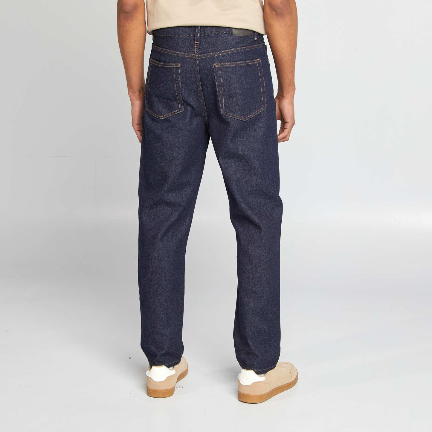 Jean tapered slim / coupe fuselée 5 poches BLEU