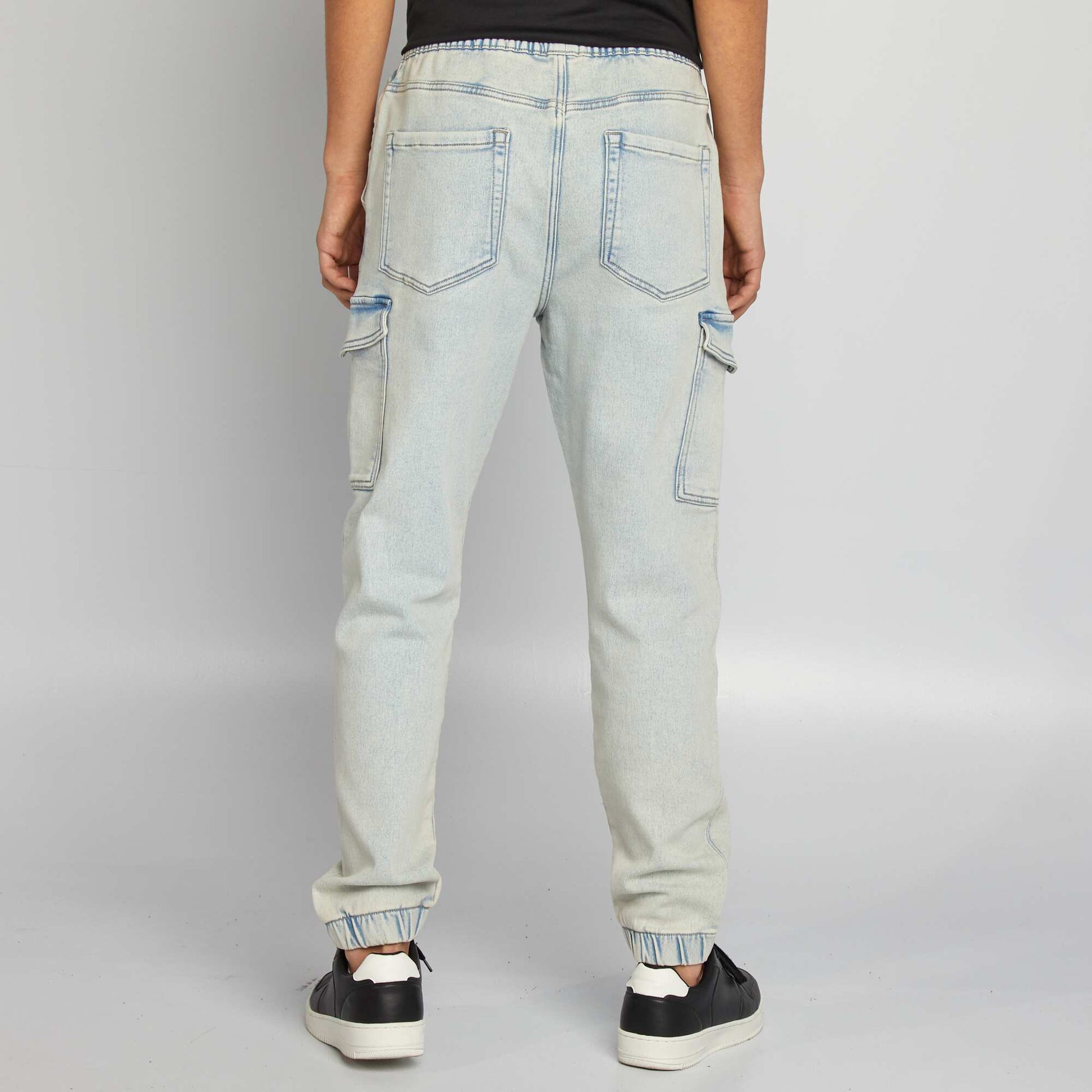 Pantalon jogger multipoches BLEU