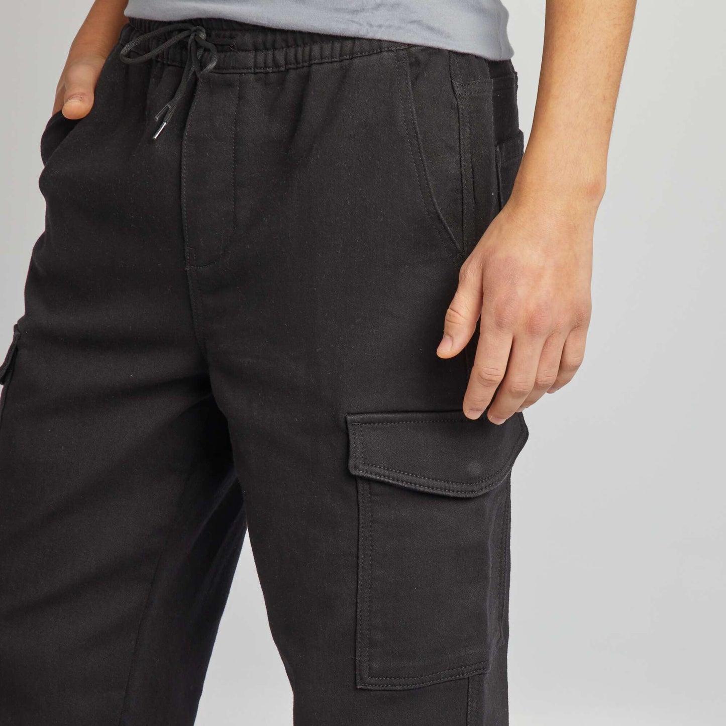 Pantalon jogger multipoches GRIS