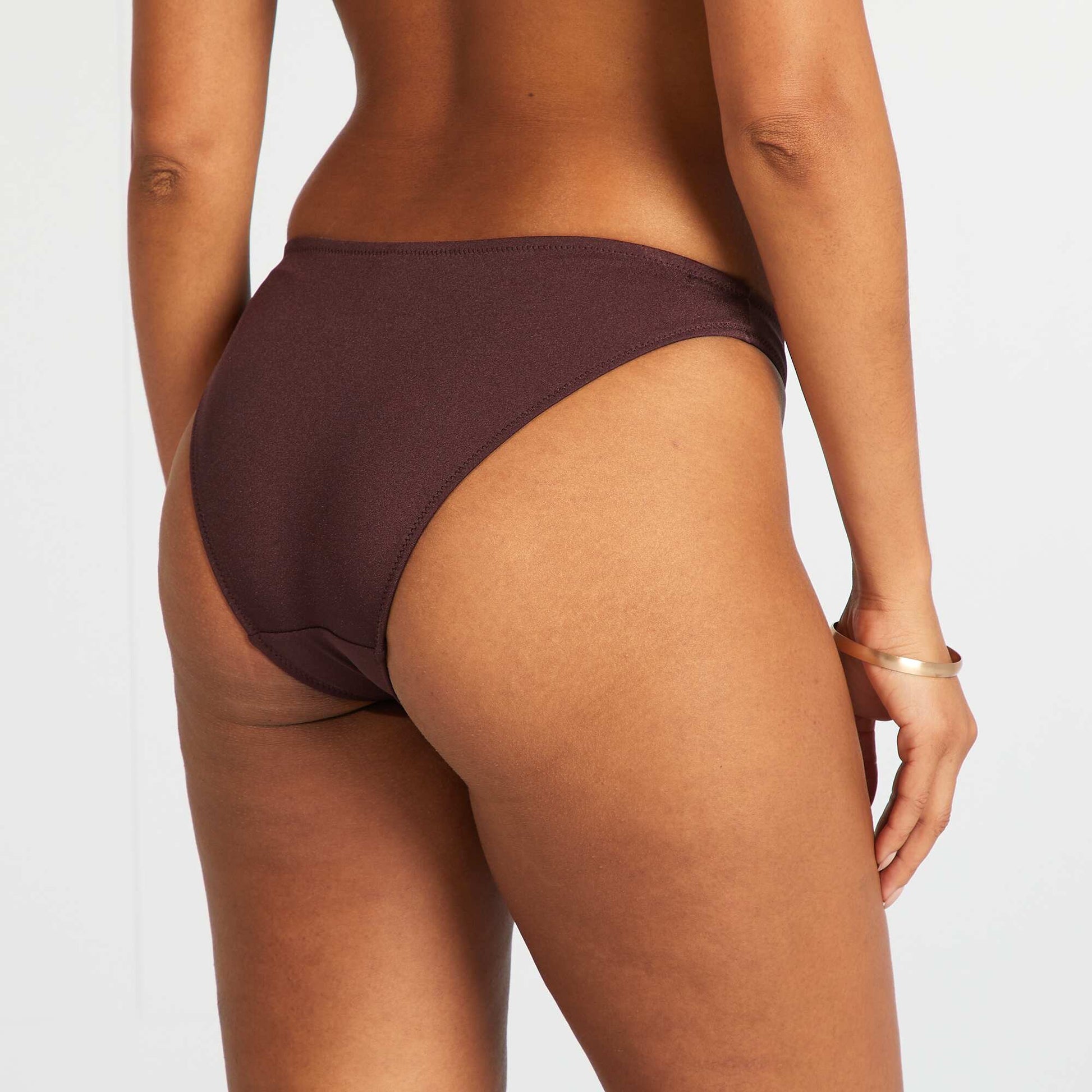 Culotte de bain basique PRUNE