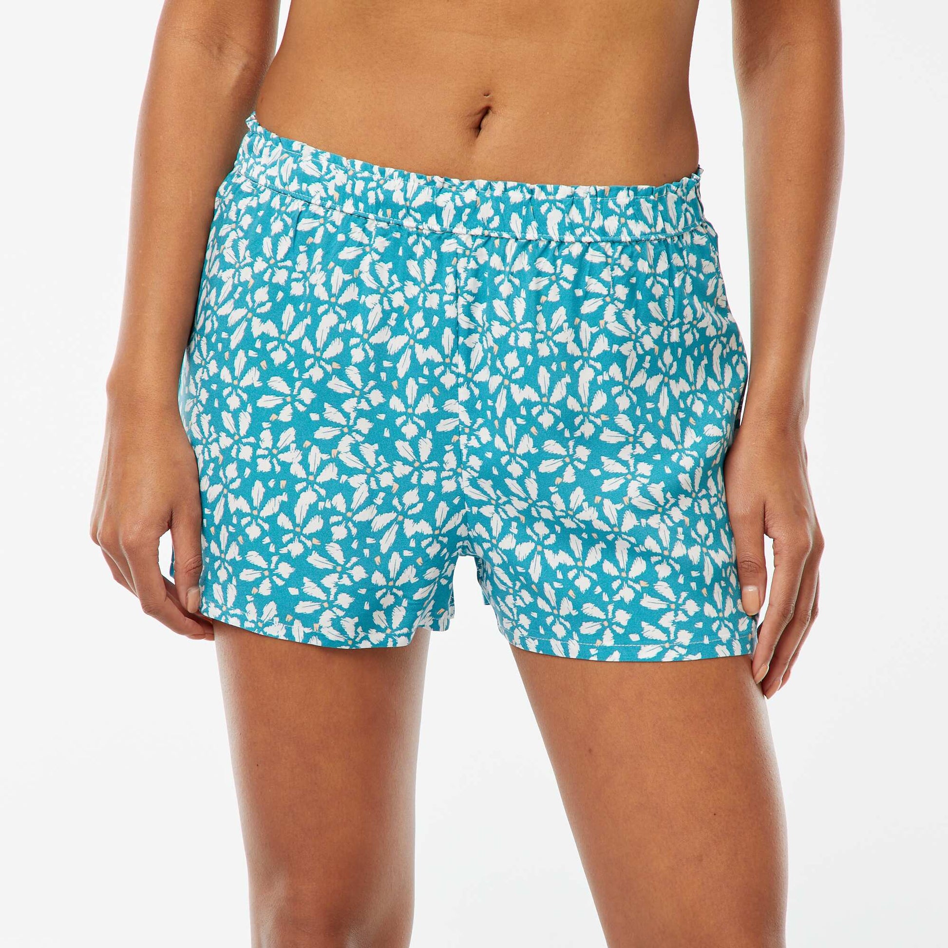 Short de pyjama léger BLEU