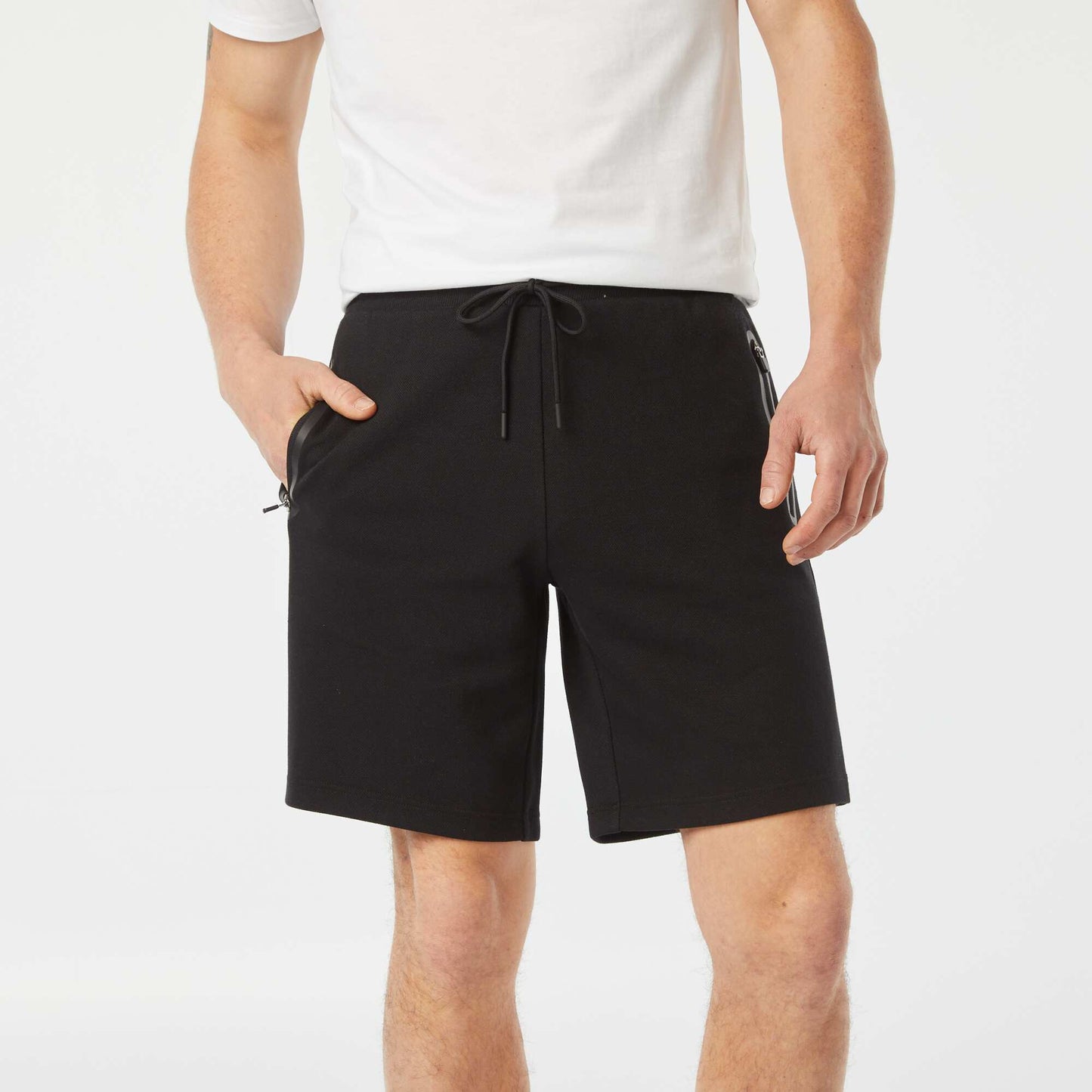 Bermuda avec poches zippées NOIR