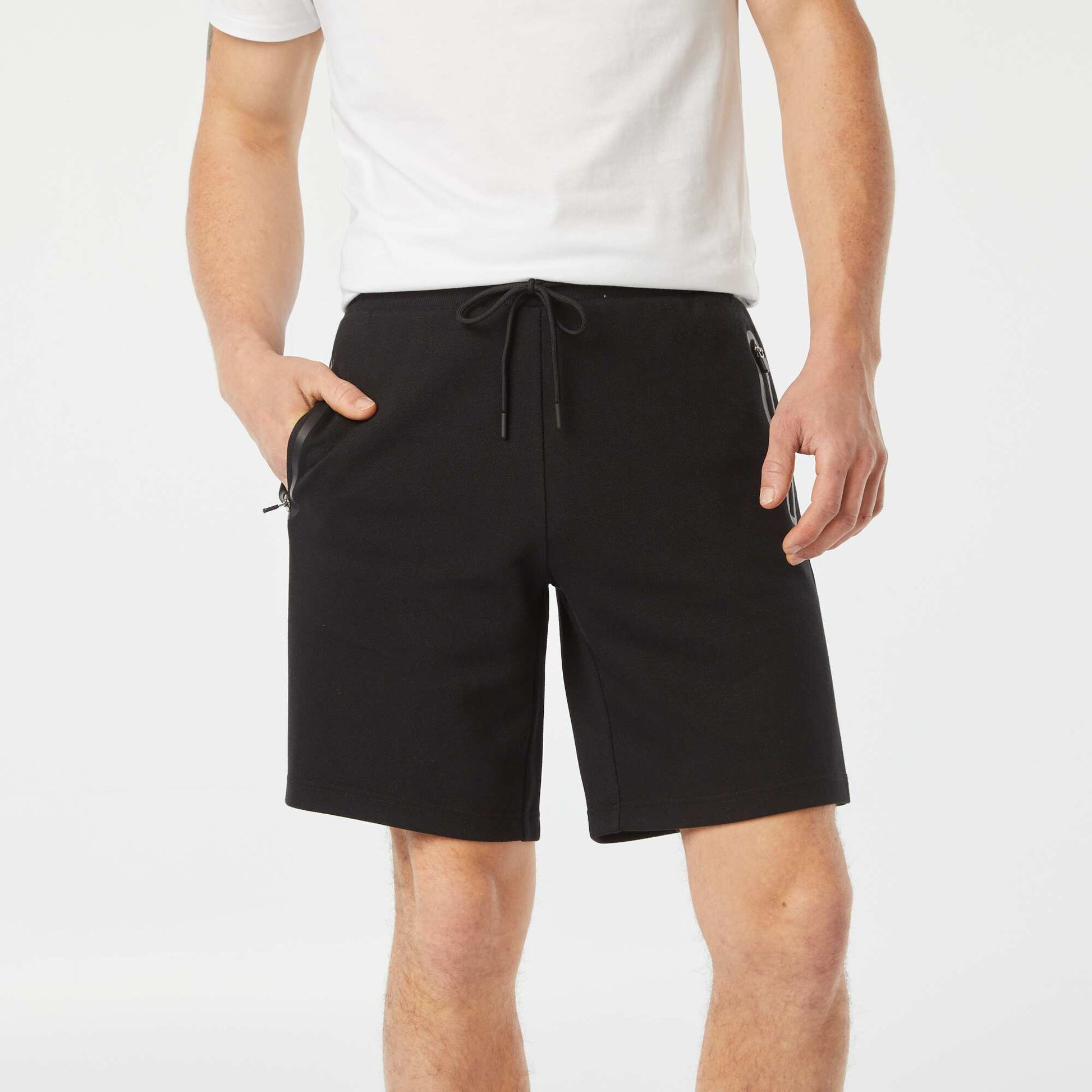 Bermuda avec poches zippées NOIR
