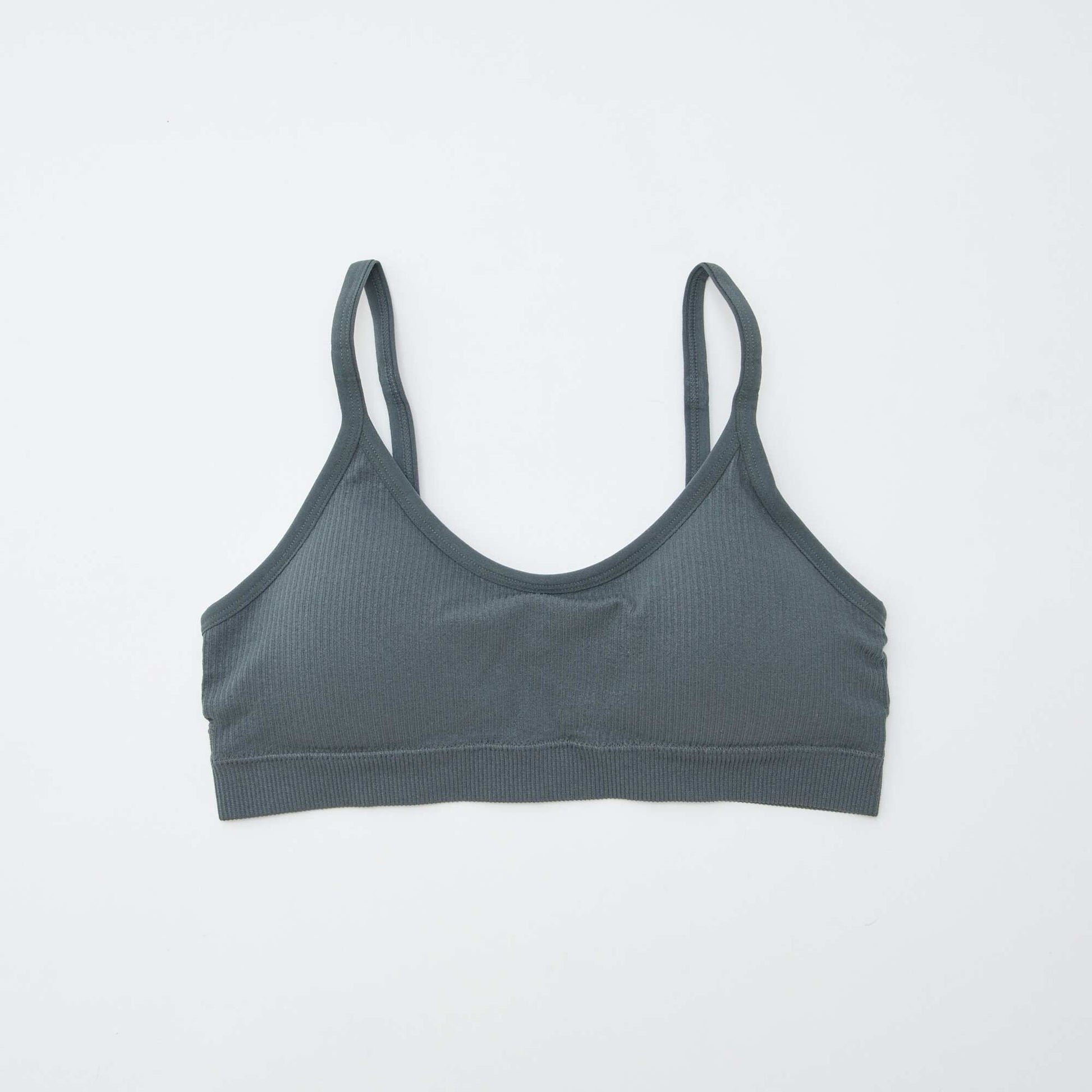 Lot de 2 brassières côtelés VERT