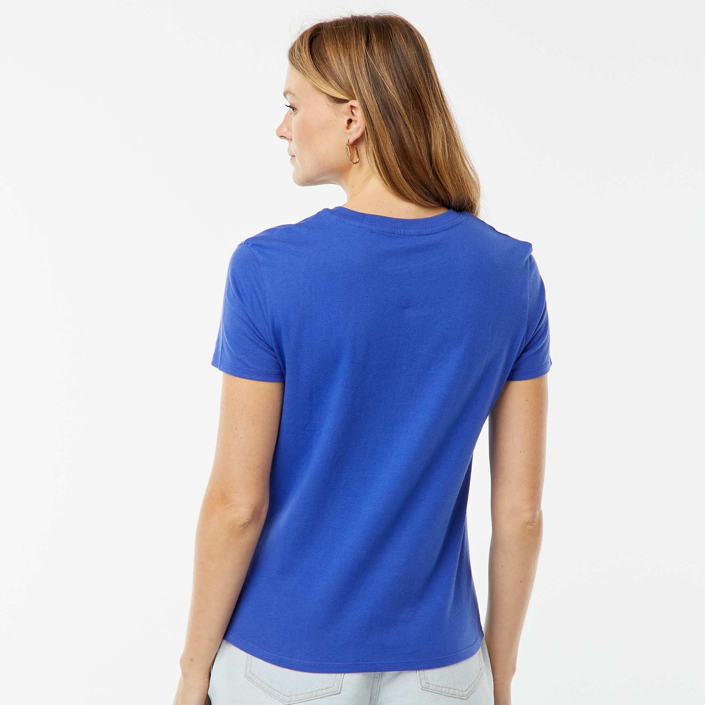 T-shirt imprimé manches courtes 'fête des mères' BLEU