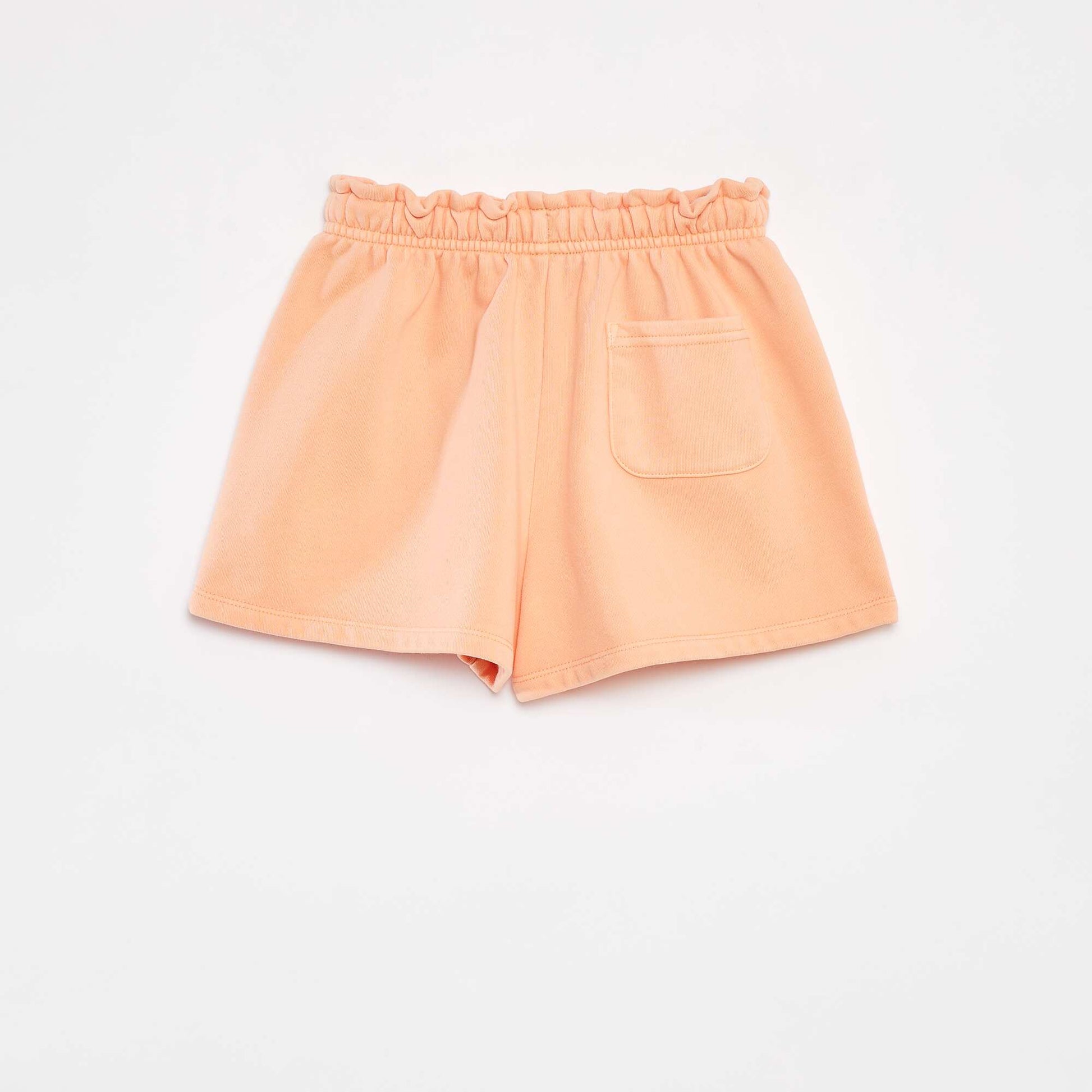 Short en molleton uni ORANGE