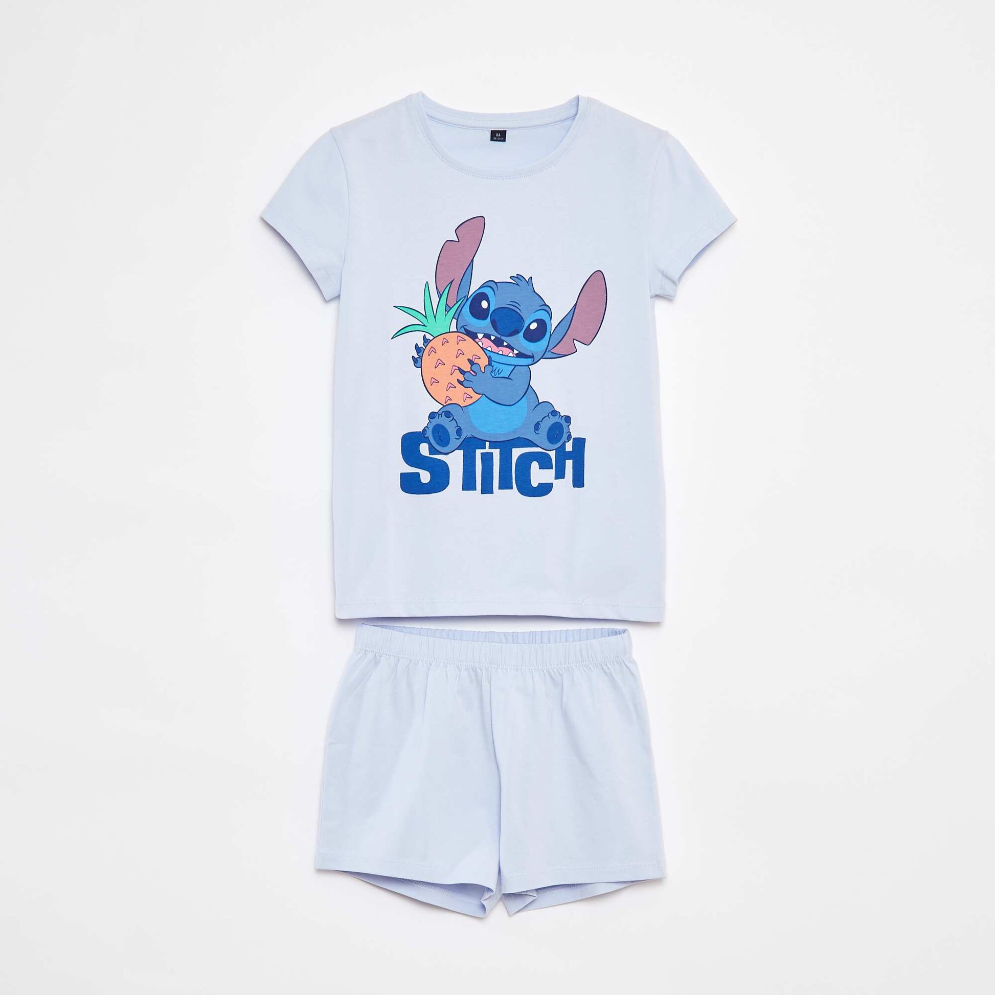 Ensemble pyjama court 'Stitch' 'Disney' BLEU
