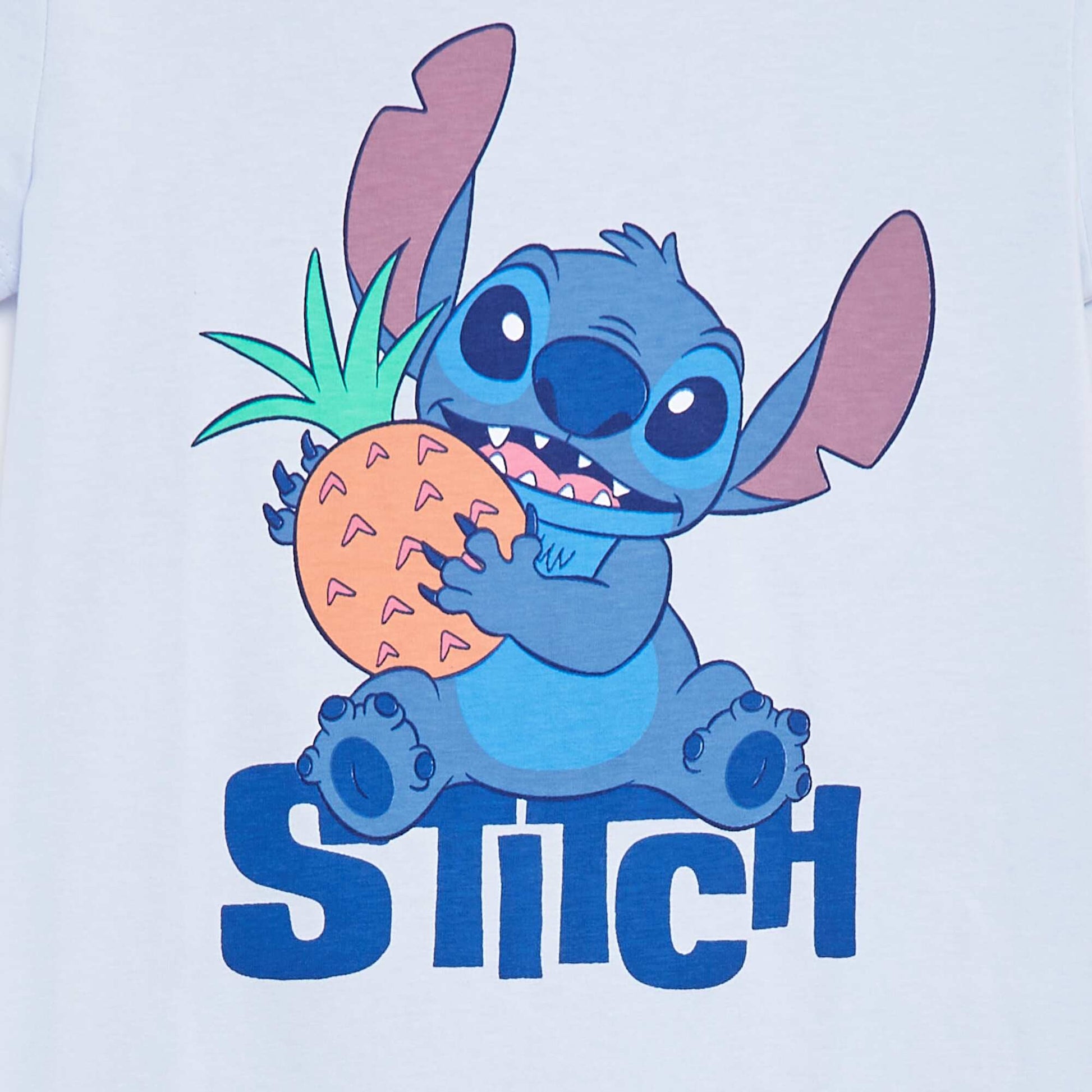 Ensemble pyjama court 'Stitch' 'Disney' BLEU