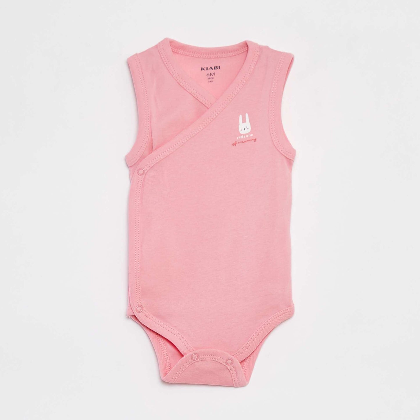 Lot de 3 body avec ouvertures pressionnées - 3 pièces ROSE