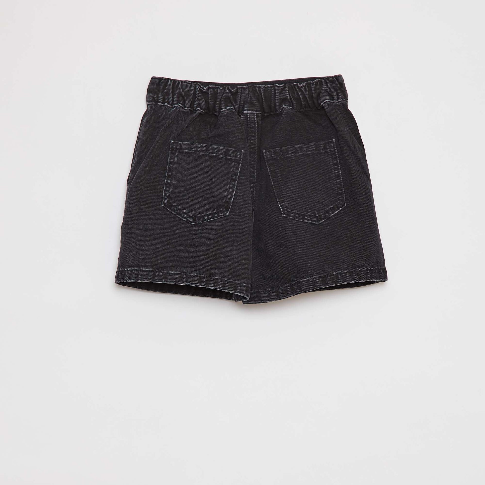Jupe short en denim GRIS