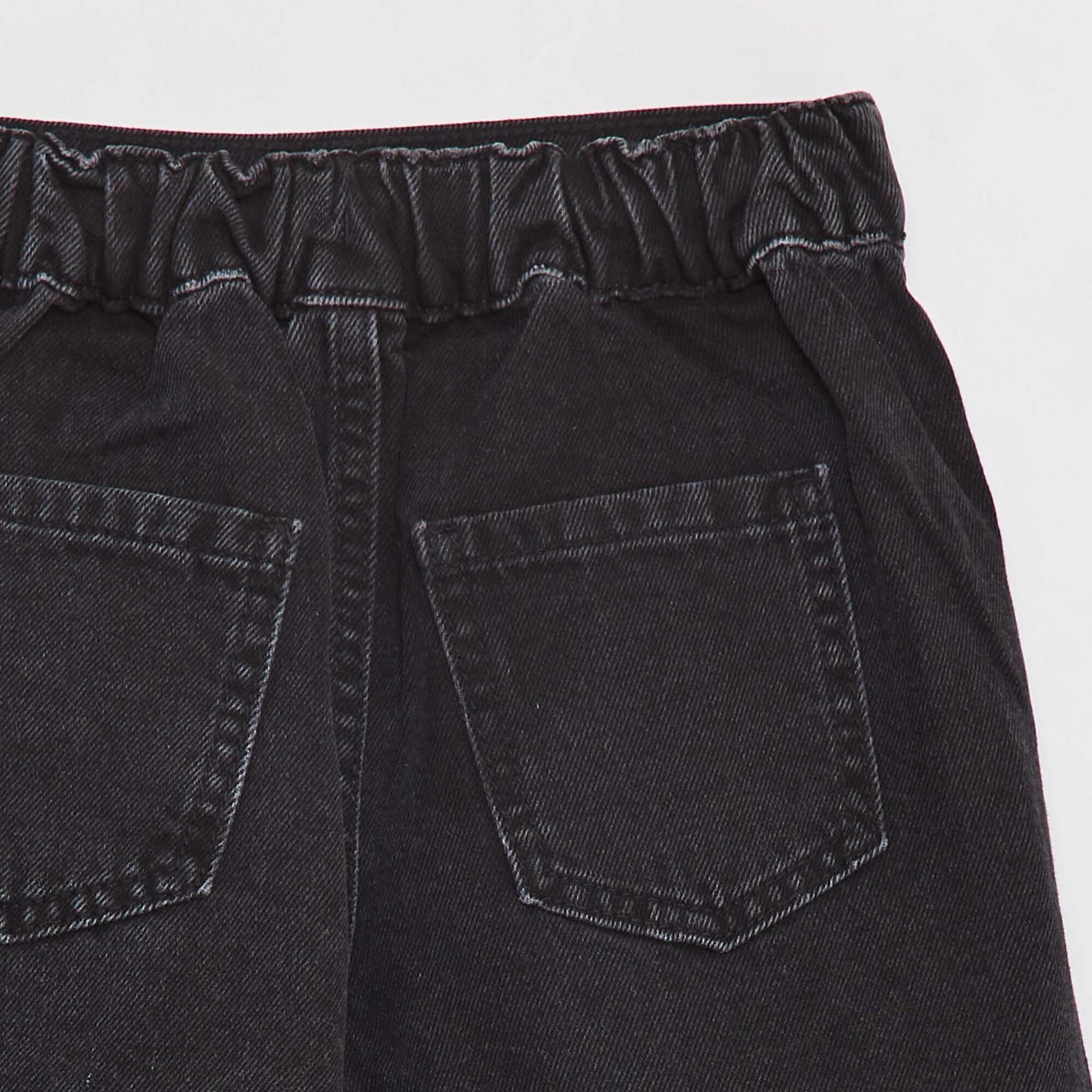 Jupe short en denim GRIS