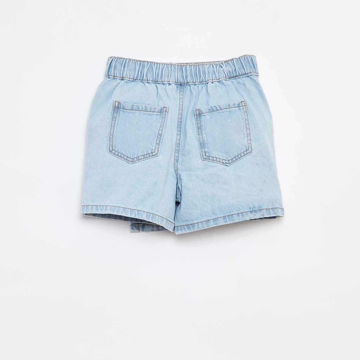 Jupe short en denim BLEU