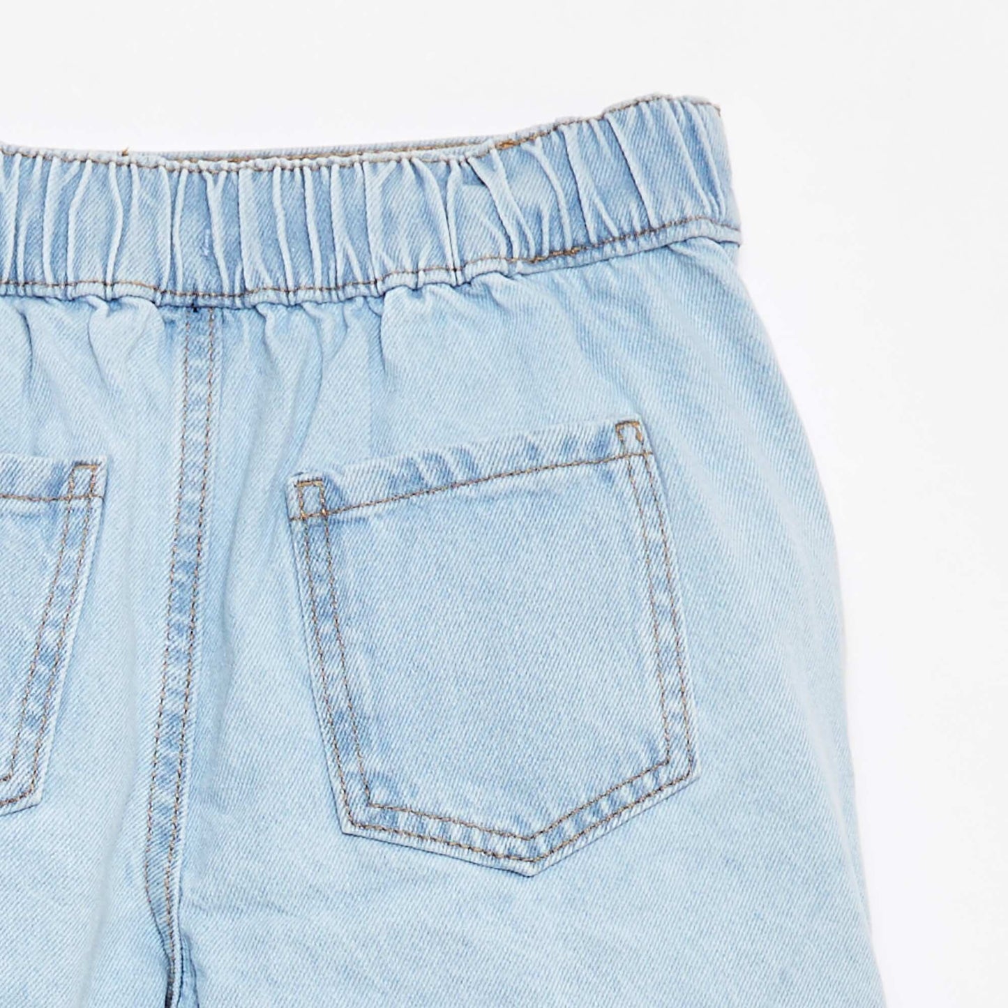 Jupe short en denim BLEU