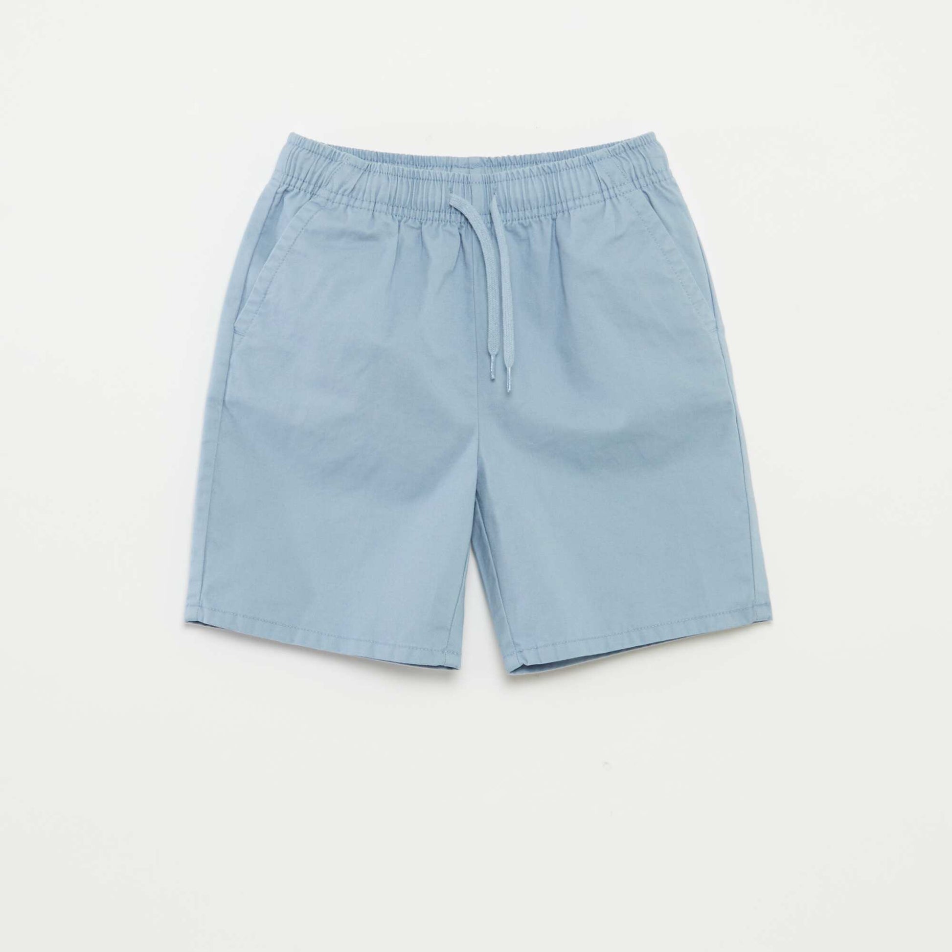 Bermuda type chino uni BLEU