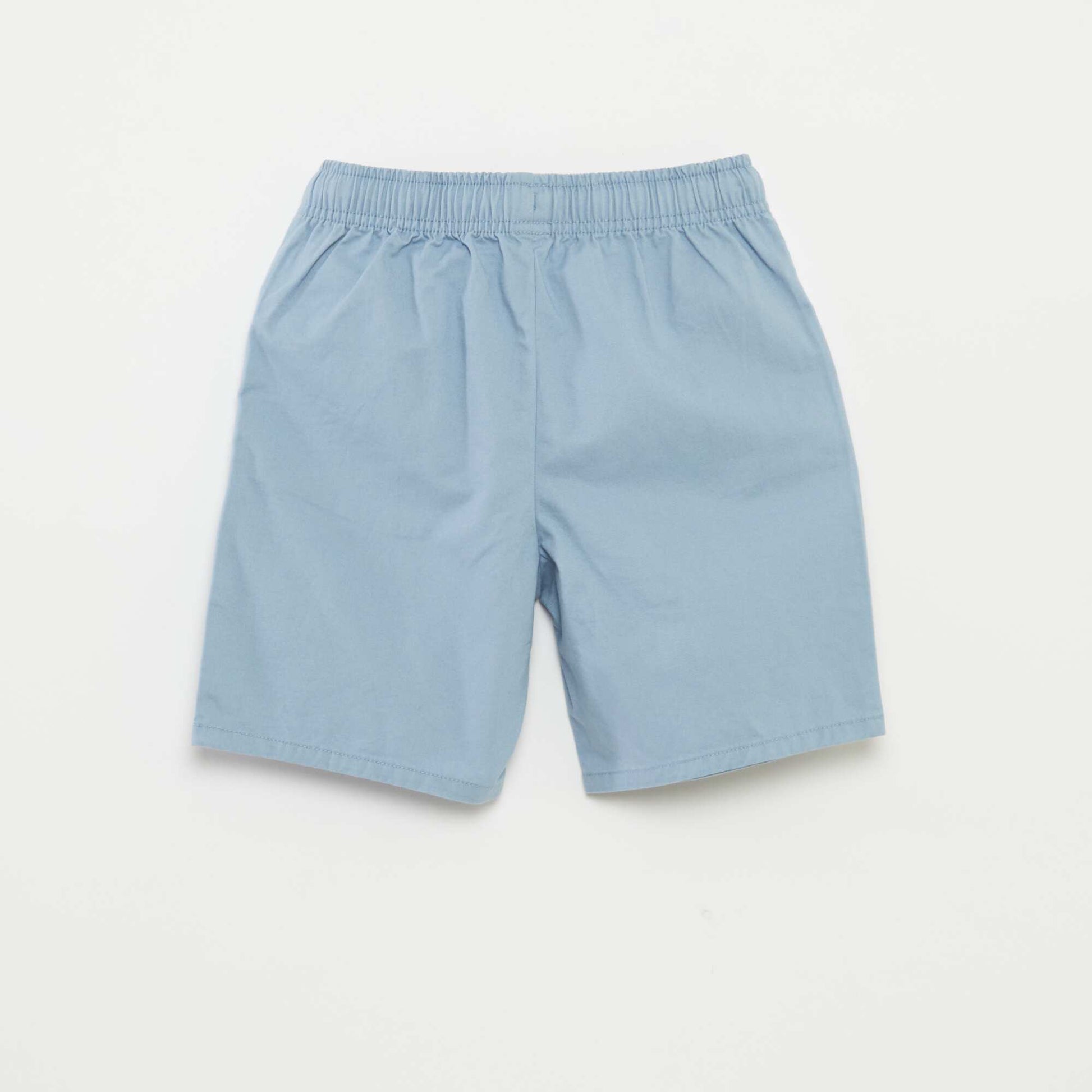 Bermuda type chino uni BLEU