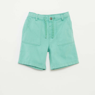 Bermuda en twill VERT