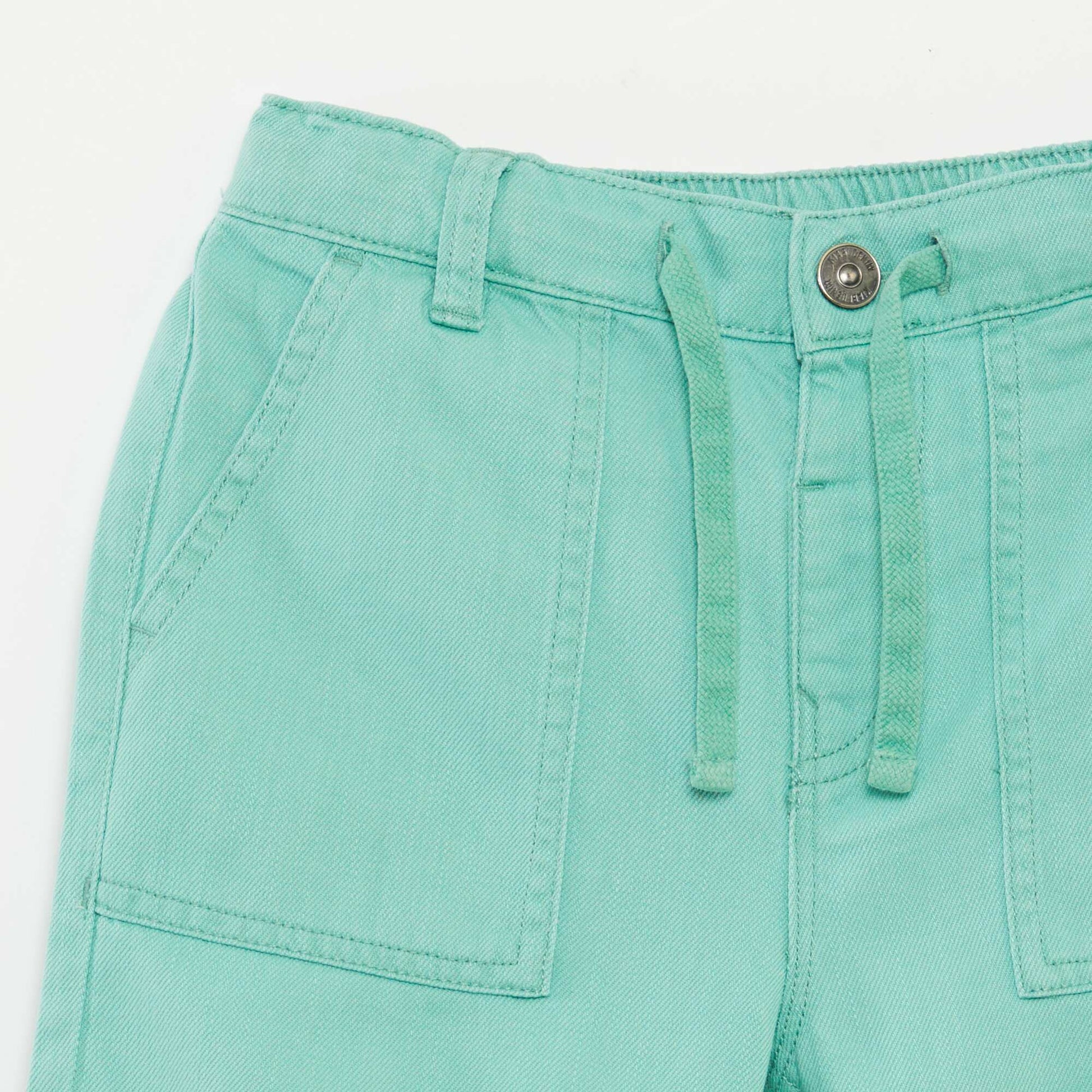 Bermuda en twill VERT