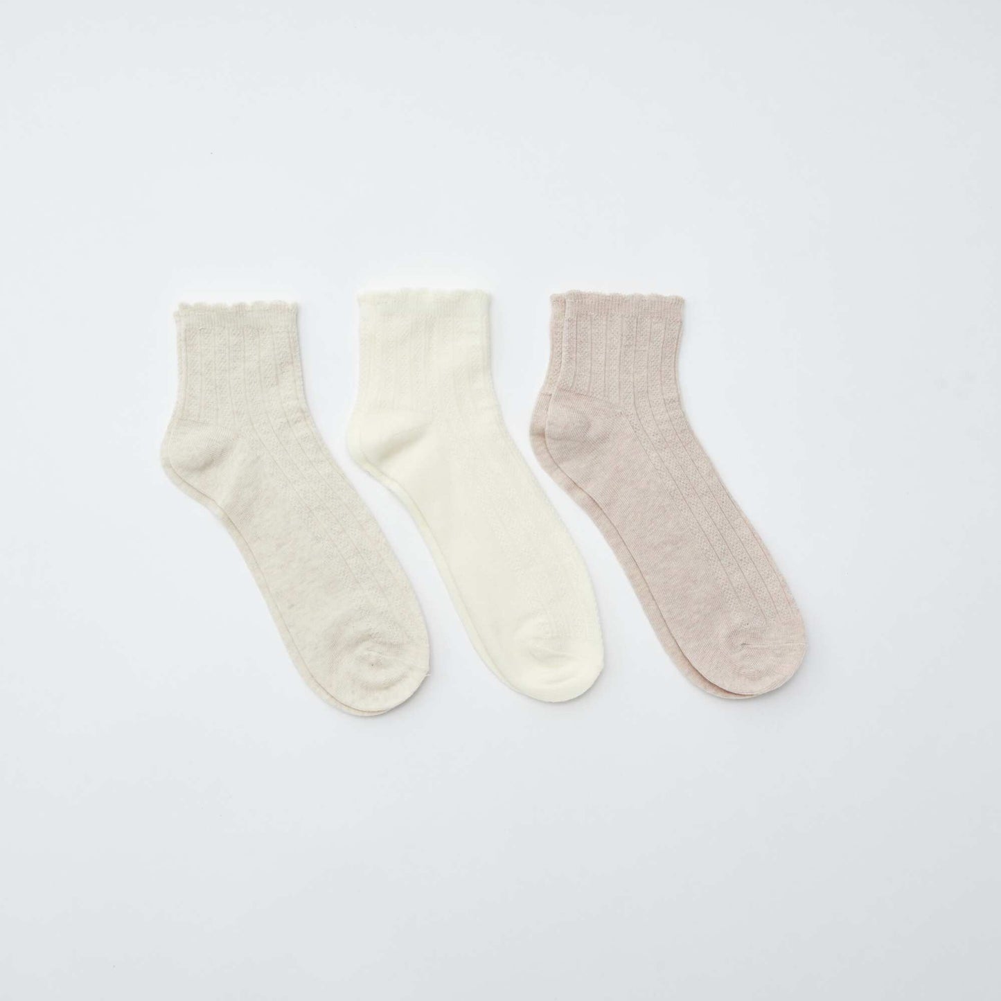 Chaussettes mi-hautes BEIGE