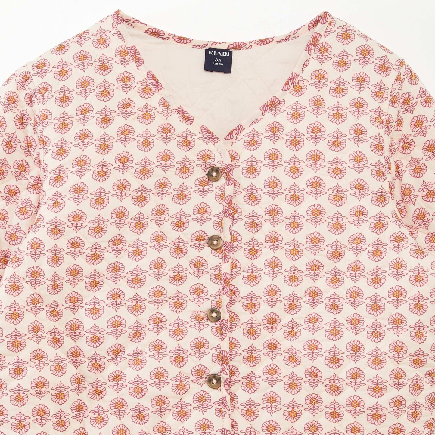 Veste à manches longues en voile de coton ROSE