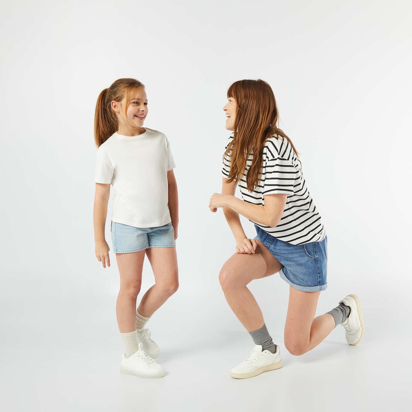 Short en jean BLEU