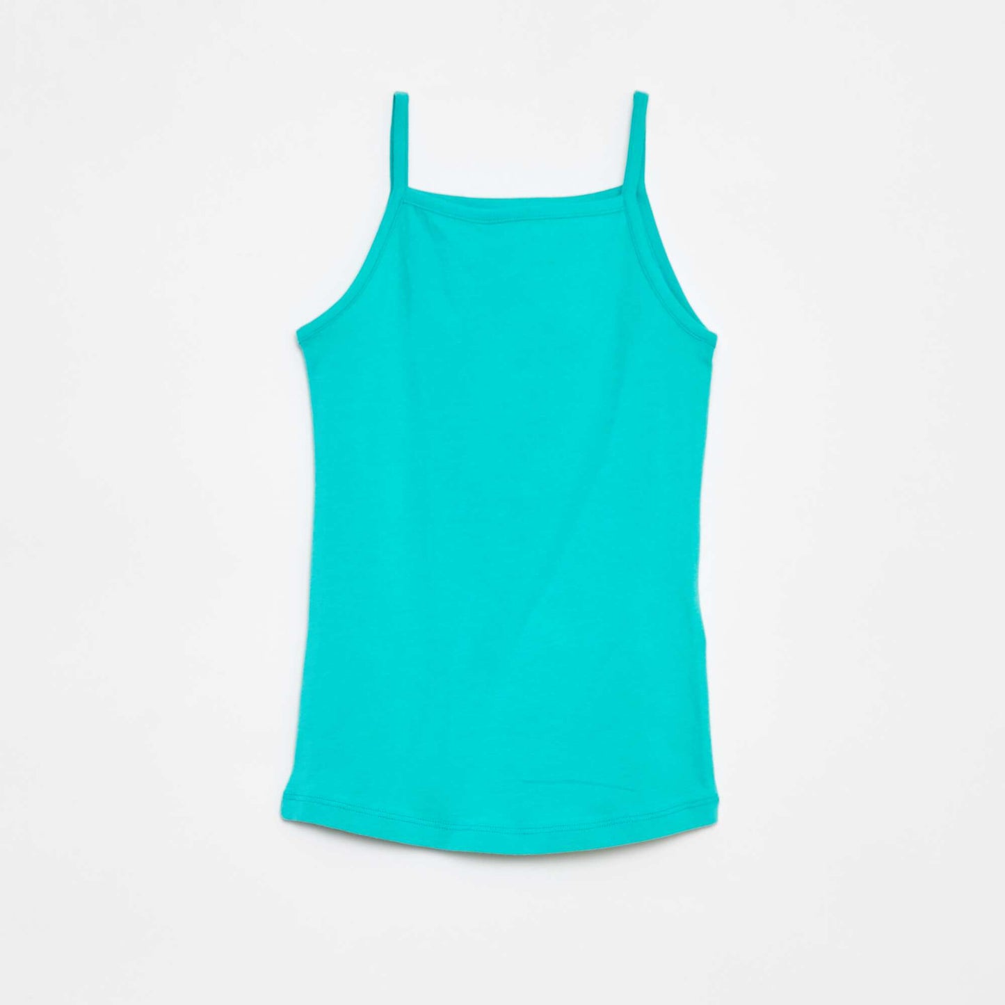 Lot de 2 débardeurs en coton stretch VERT