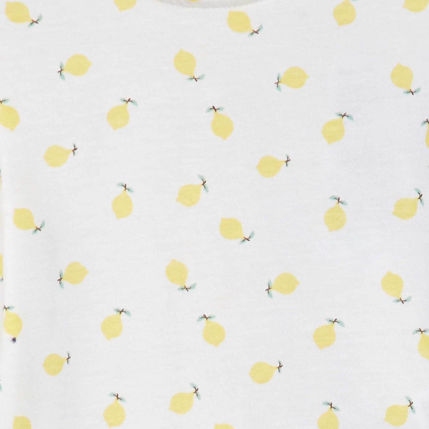 T-shirt à manches courtes volantées BLANC