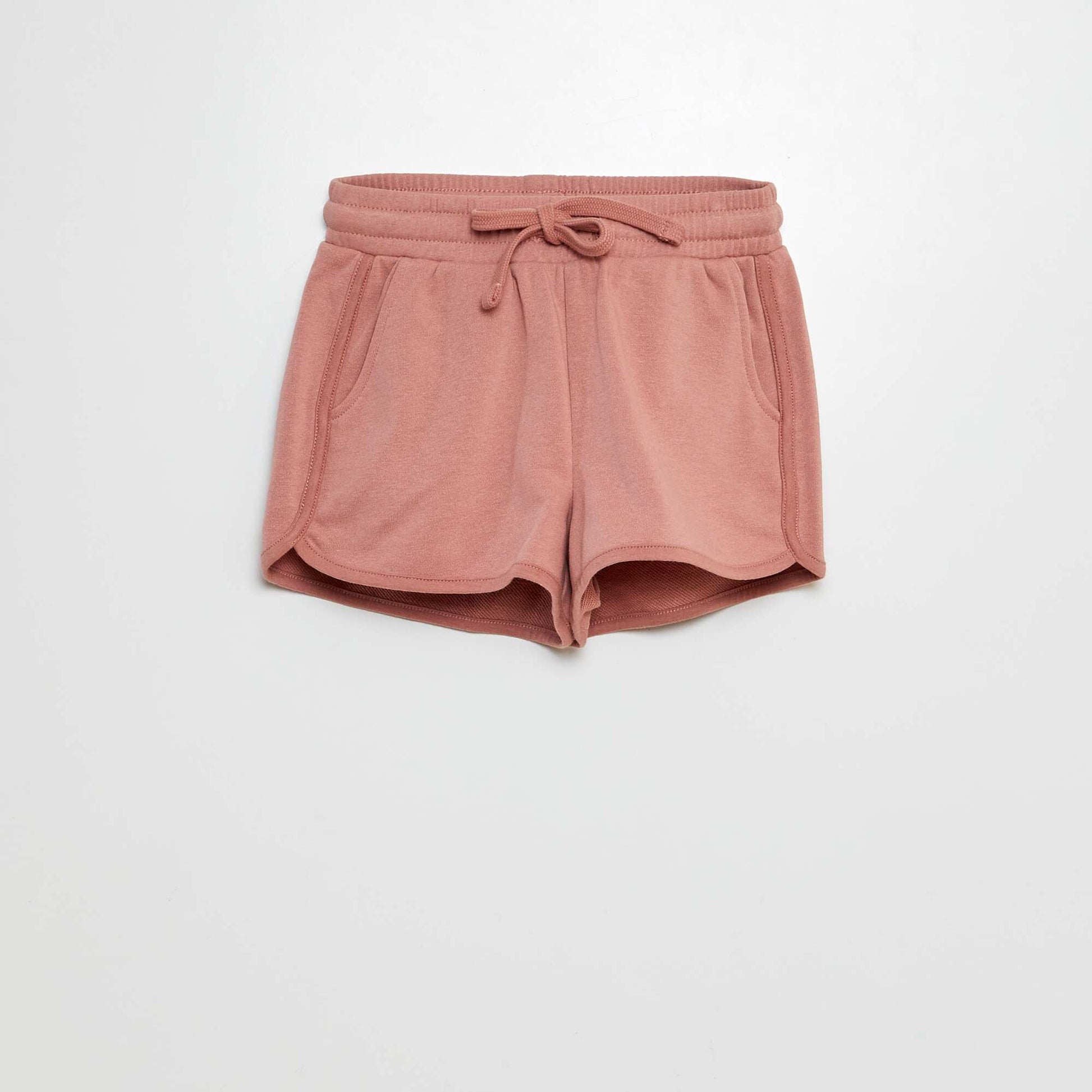 Short en molleton fin (French-Terry) ROSE