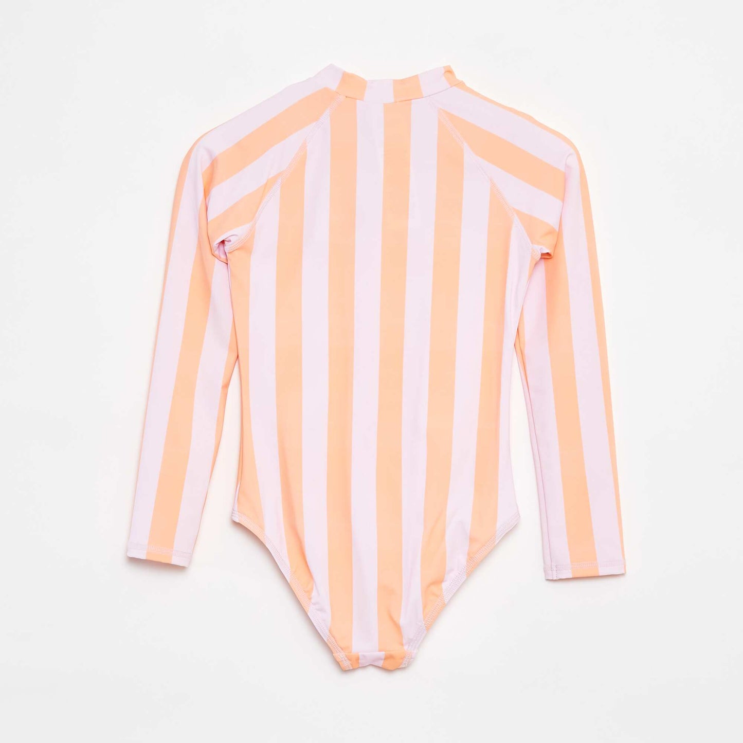 Maillot de bain forme body à manches longues ORANGE