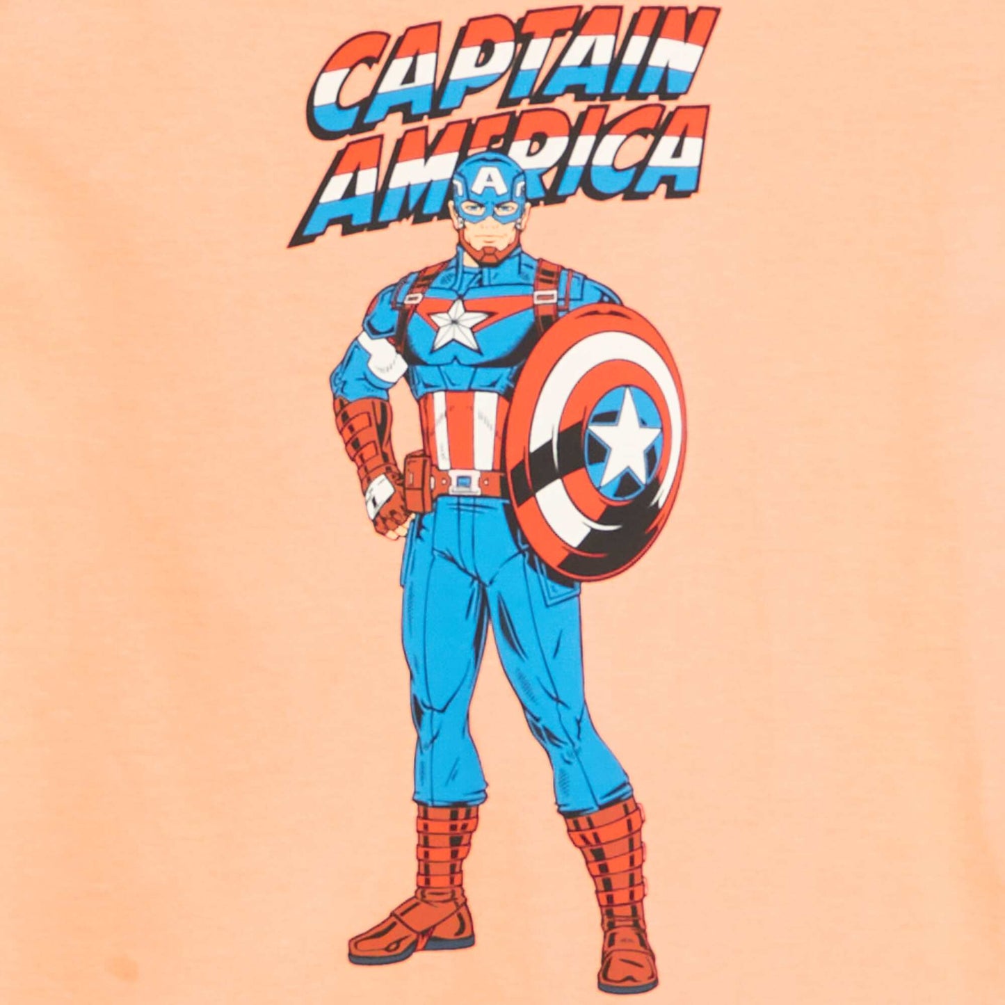 T-shirt à manches courtes 'Marvel' ORANGE