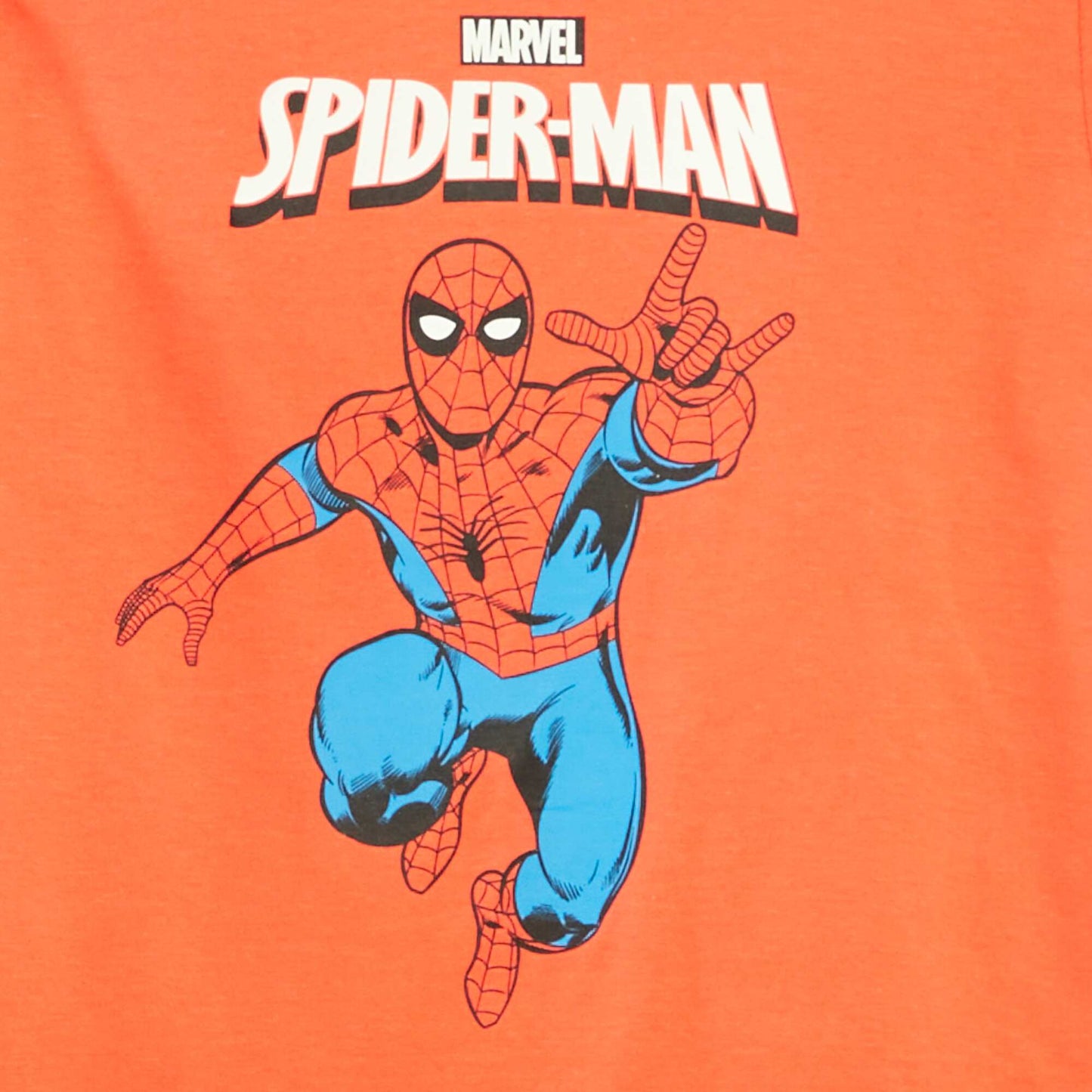 T-shirt à manches courtes 'Marvel' ORANGE