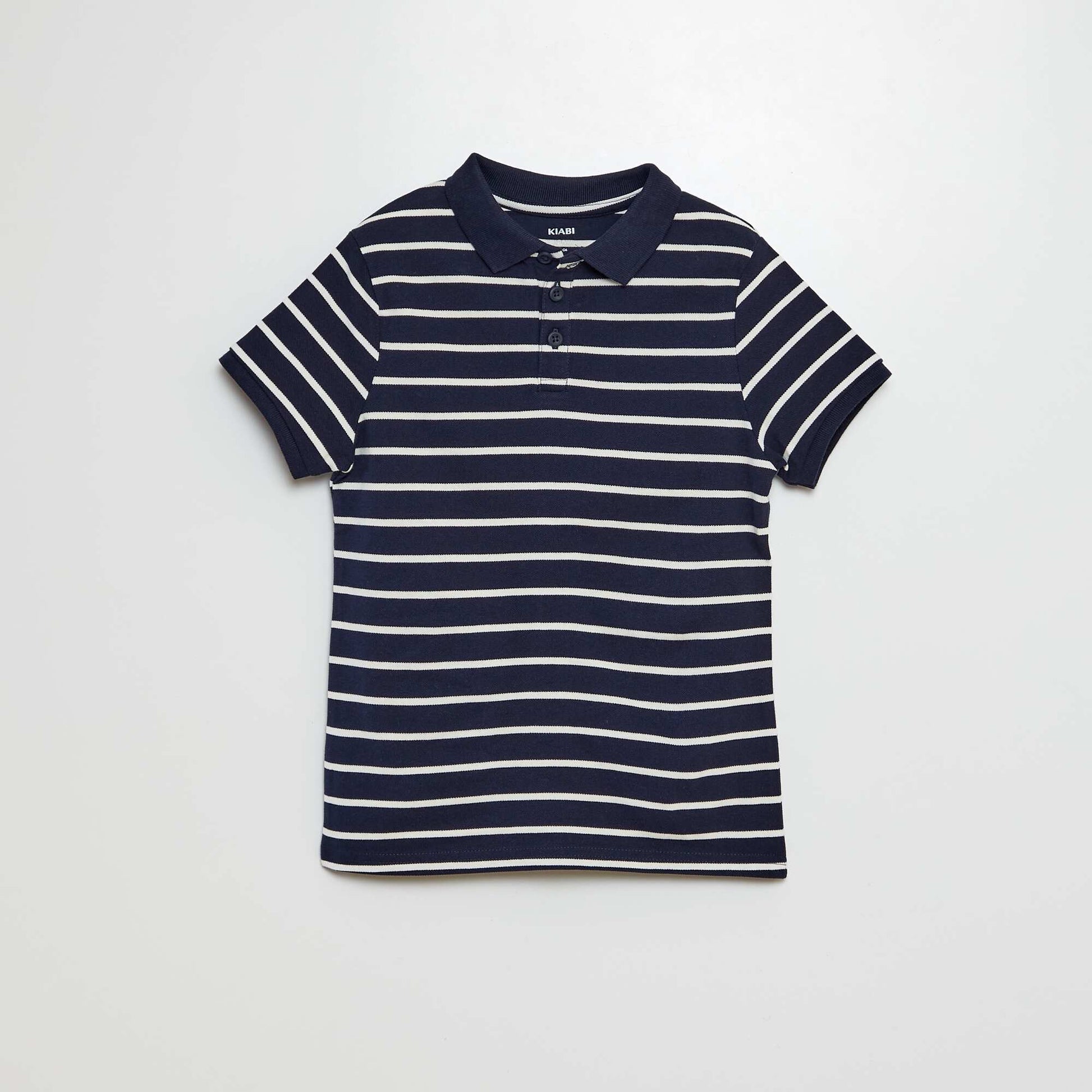 Polo en maille piquée BLEU