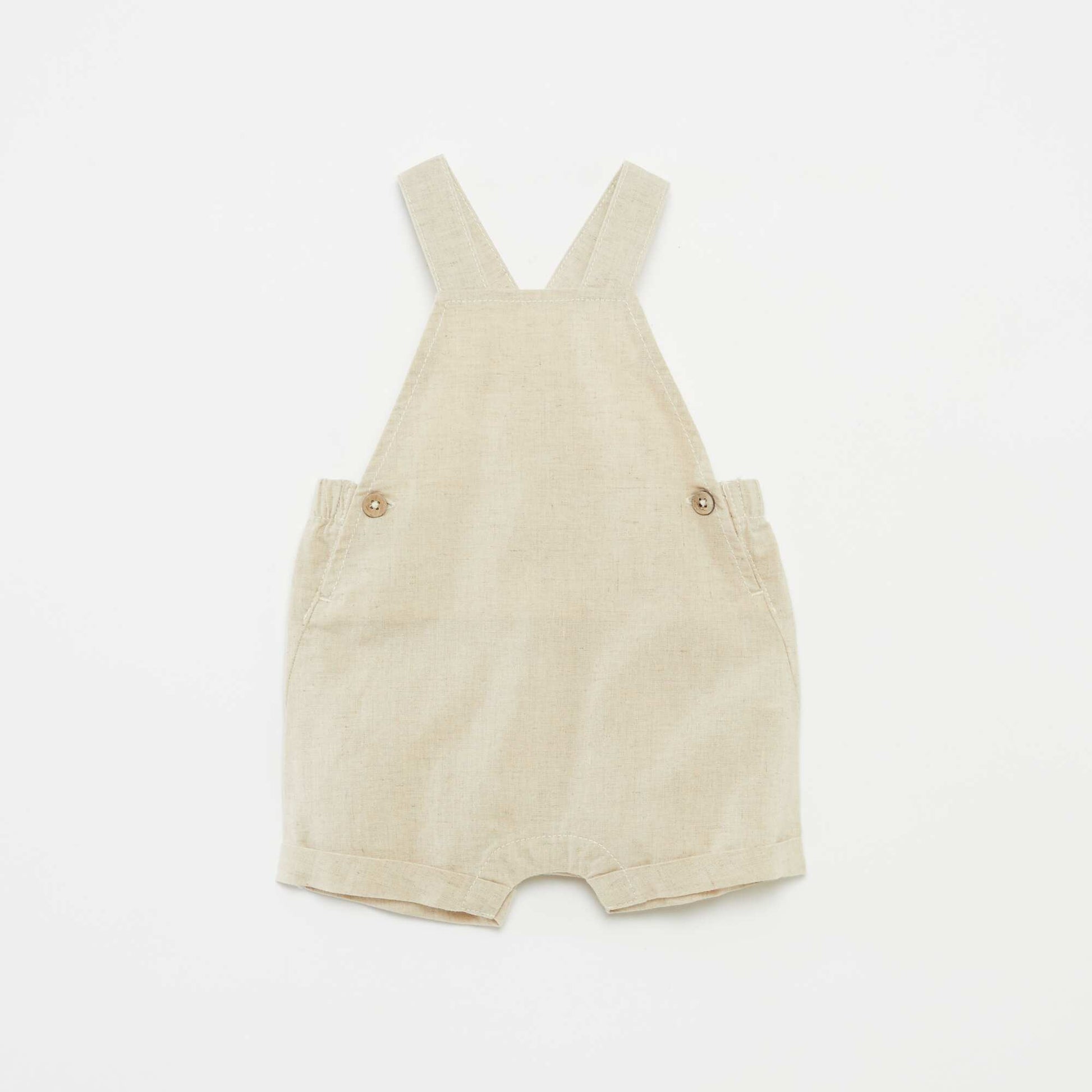 Salopette légère en lin mélangé UNDYED