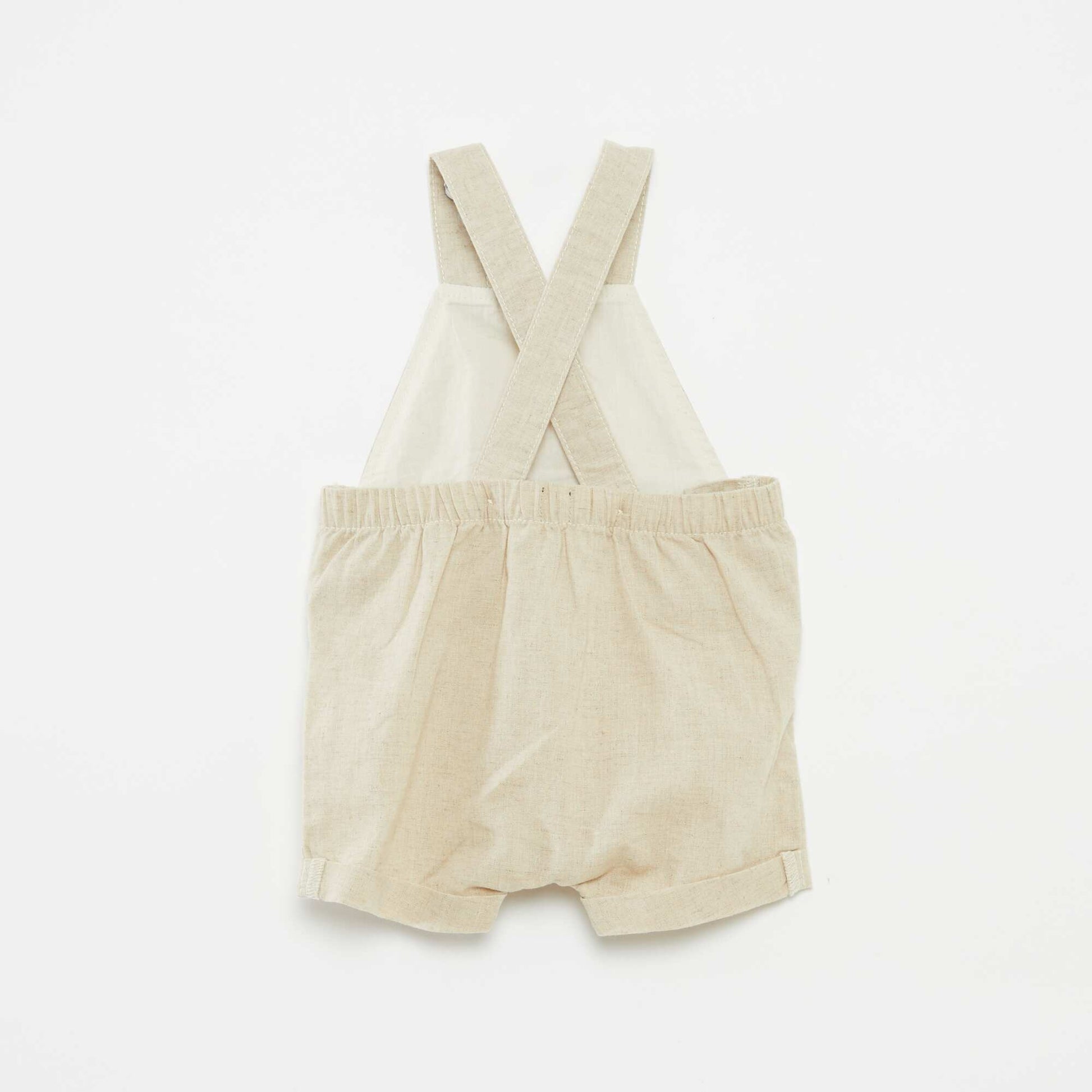 Salopette légère en lin mélangé UNDYED
