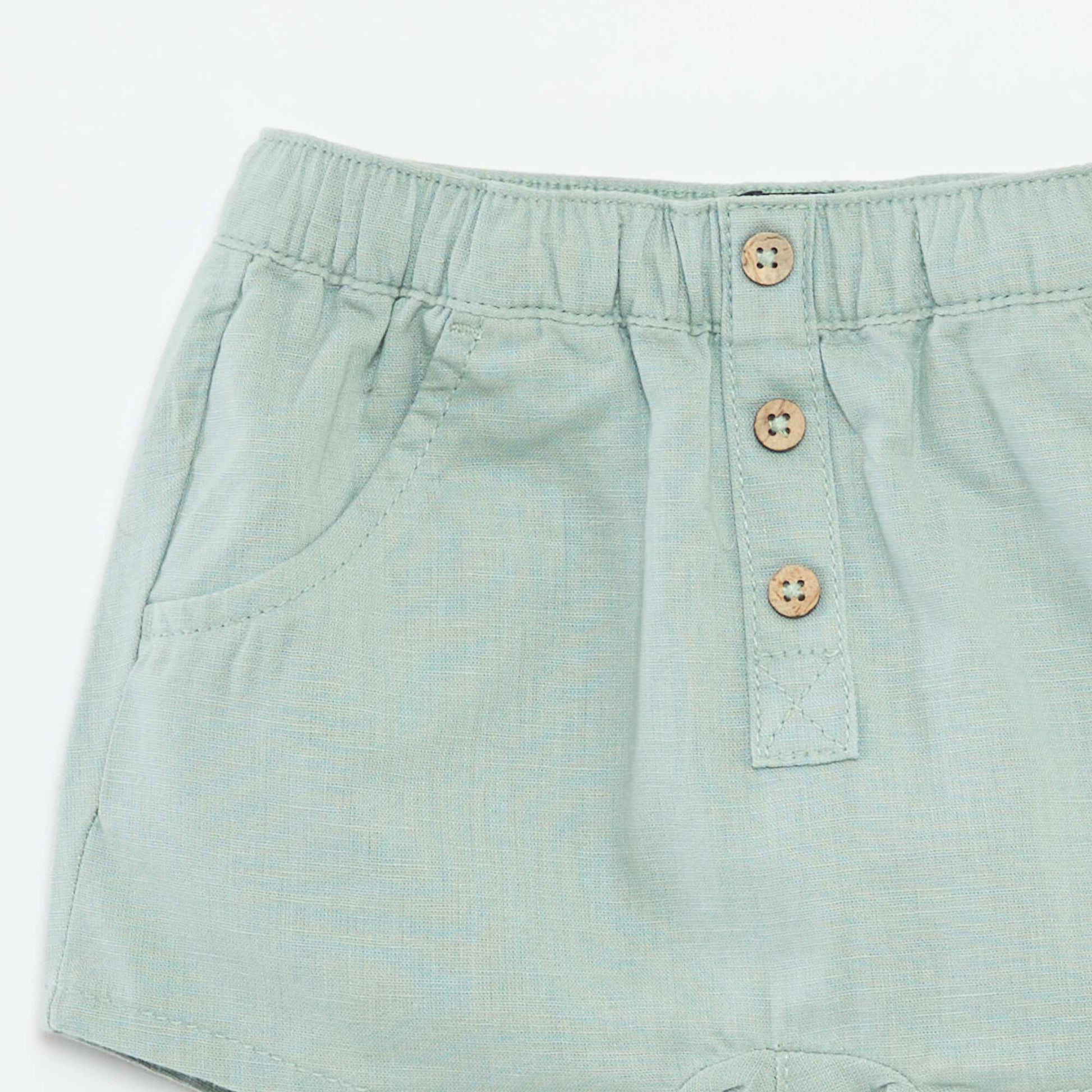 Short avec taille ajustable VERT