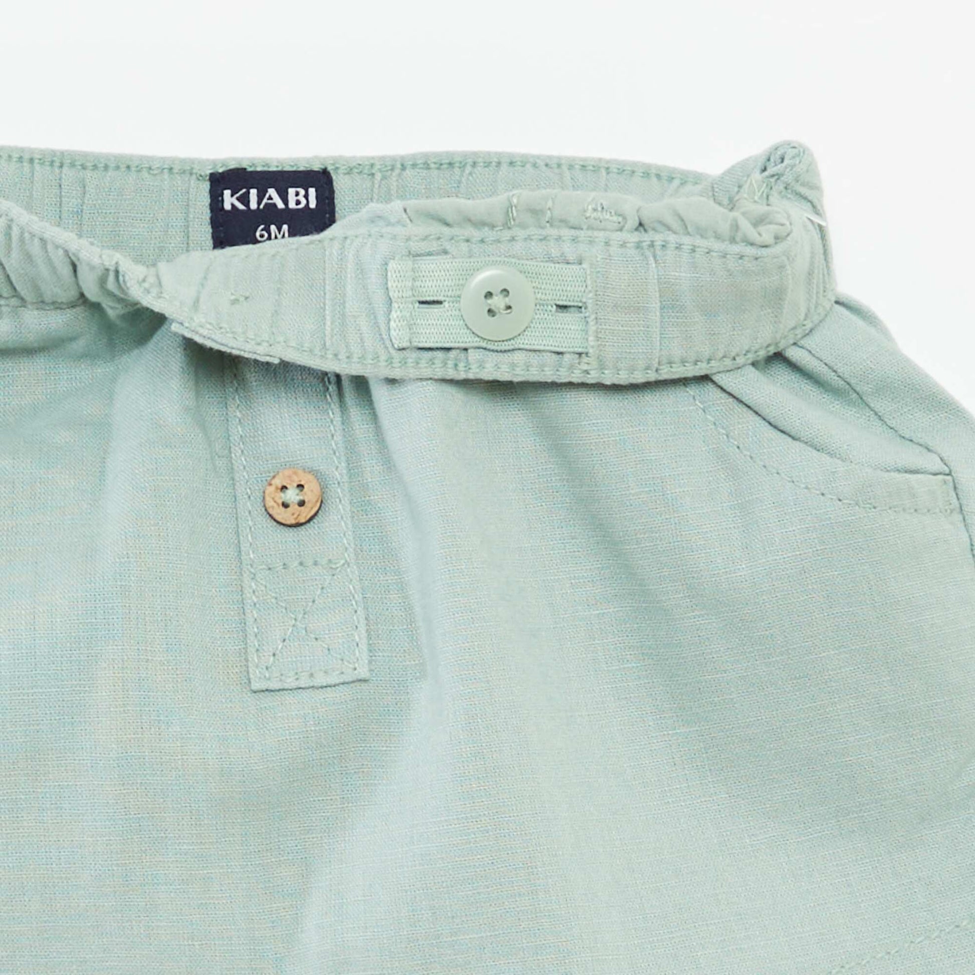 Short avec taille ajustable VERT