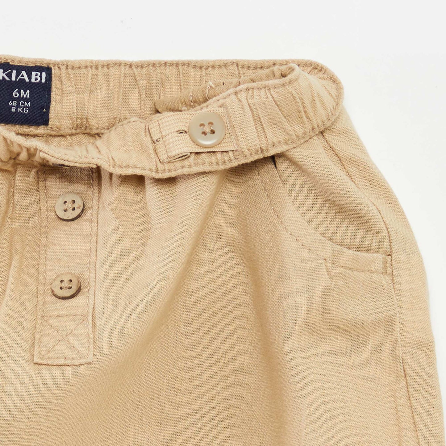 Short avec taille ajustable BEIGE