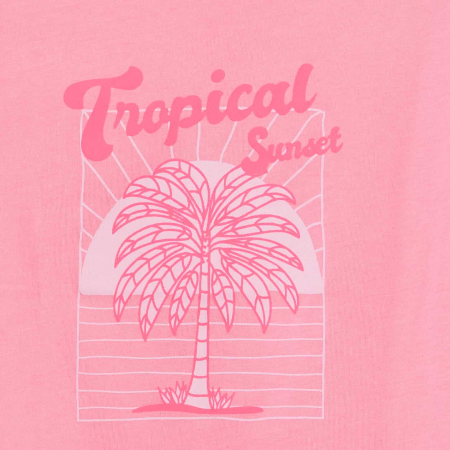 T-shirt imprimé fantaisie ROSE