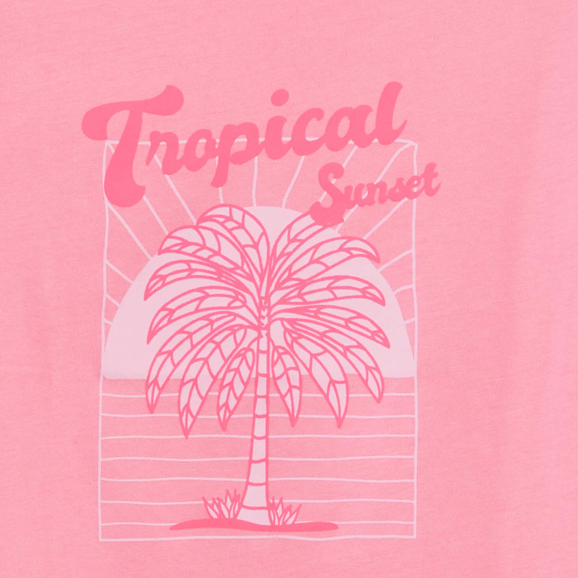 T-shirt imprimé fantaisie ROSE