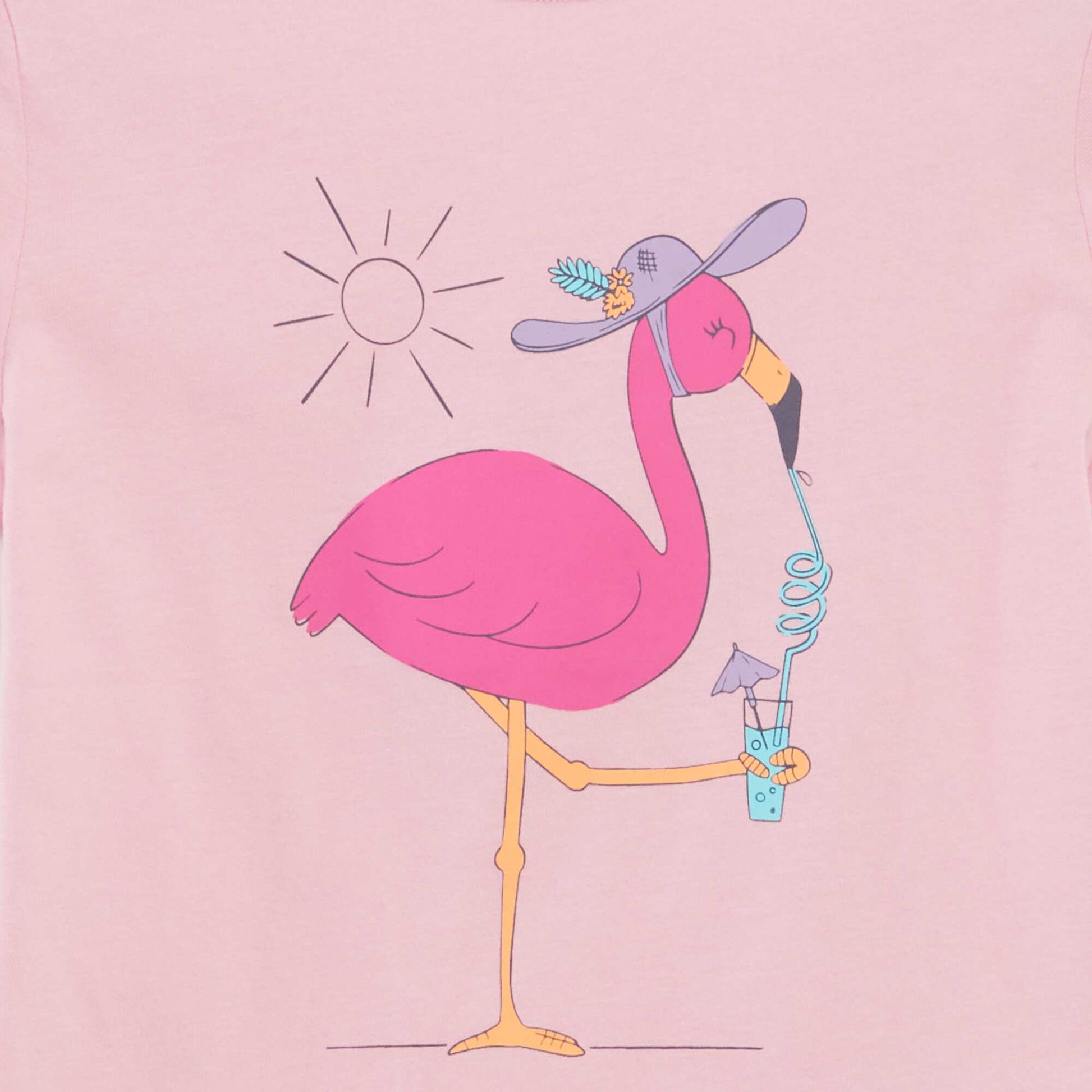 T-shirt imprimé fantaisie ROSE