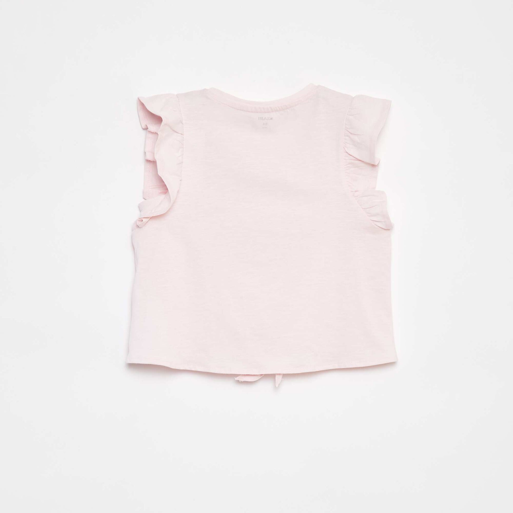 T-shirt fantaisie en coton ROSE