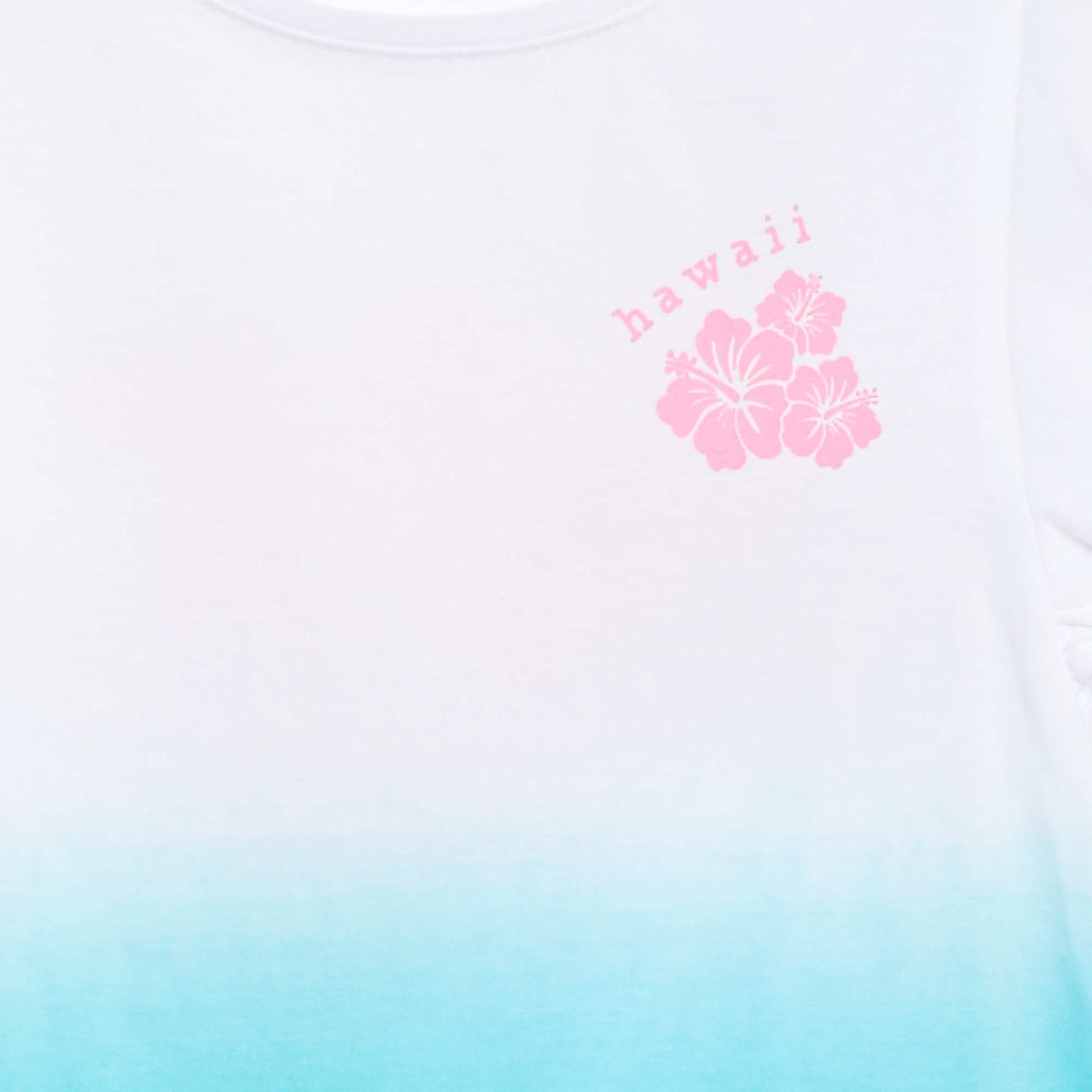 T-shirt en jersey à emmanchures volantées VERT