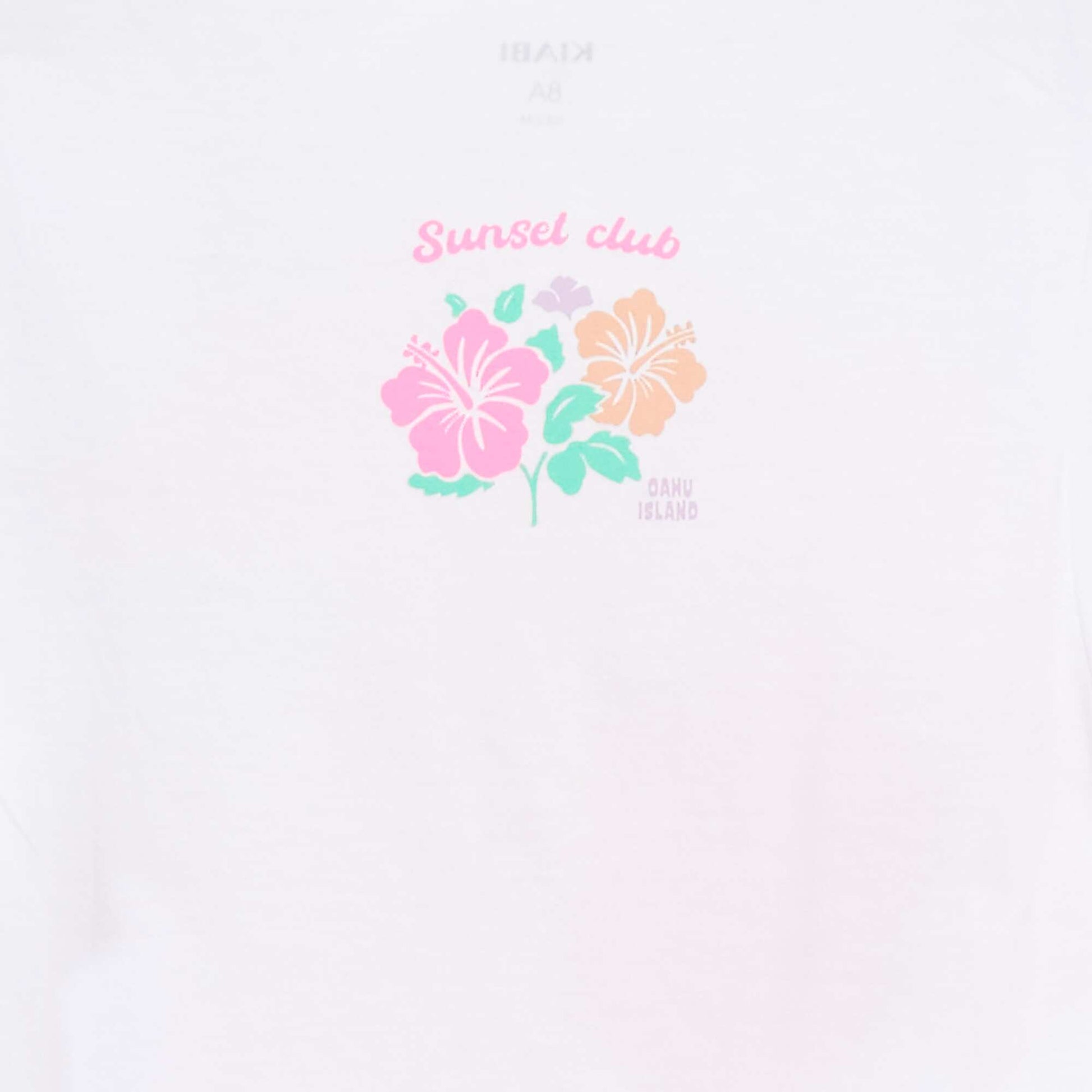 T-shirt en jersey à emmanchures volantées BLANC