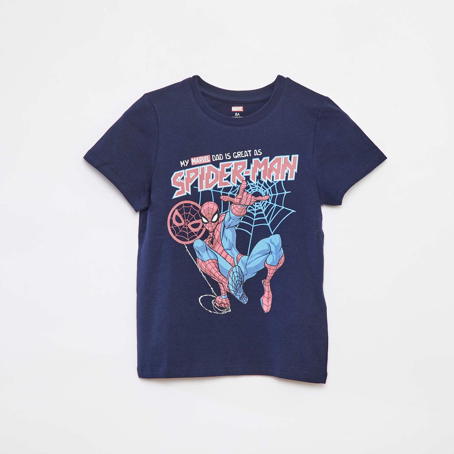 Pyjama court t-shirt + short 'Spider-Man' 'Marvel' - 2 pièces BLEU