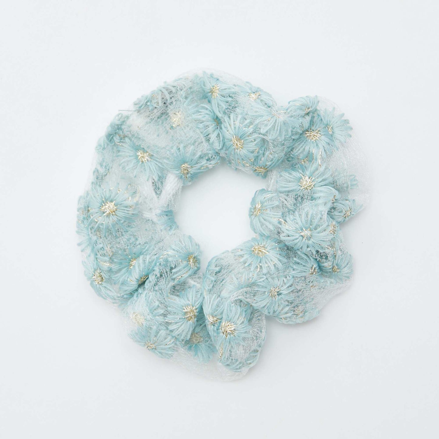Lot de 3 chouchous cérémonie BLEU