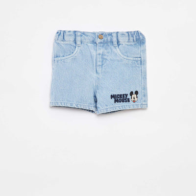 Short en jean 'Mickey' 'Disney' BLEU