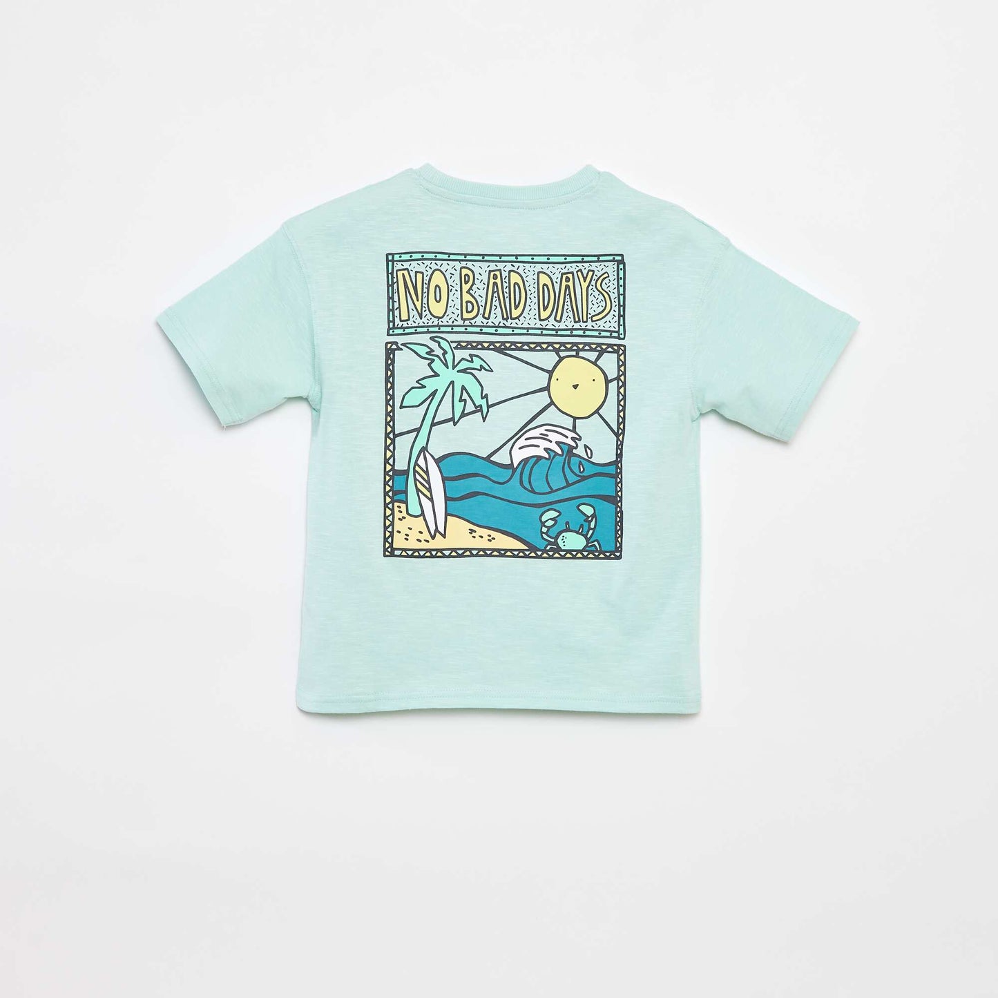 T-shirt à manches courtes avec imprimé VERT