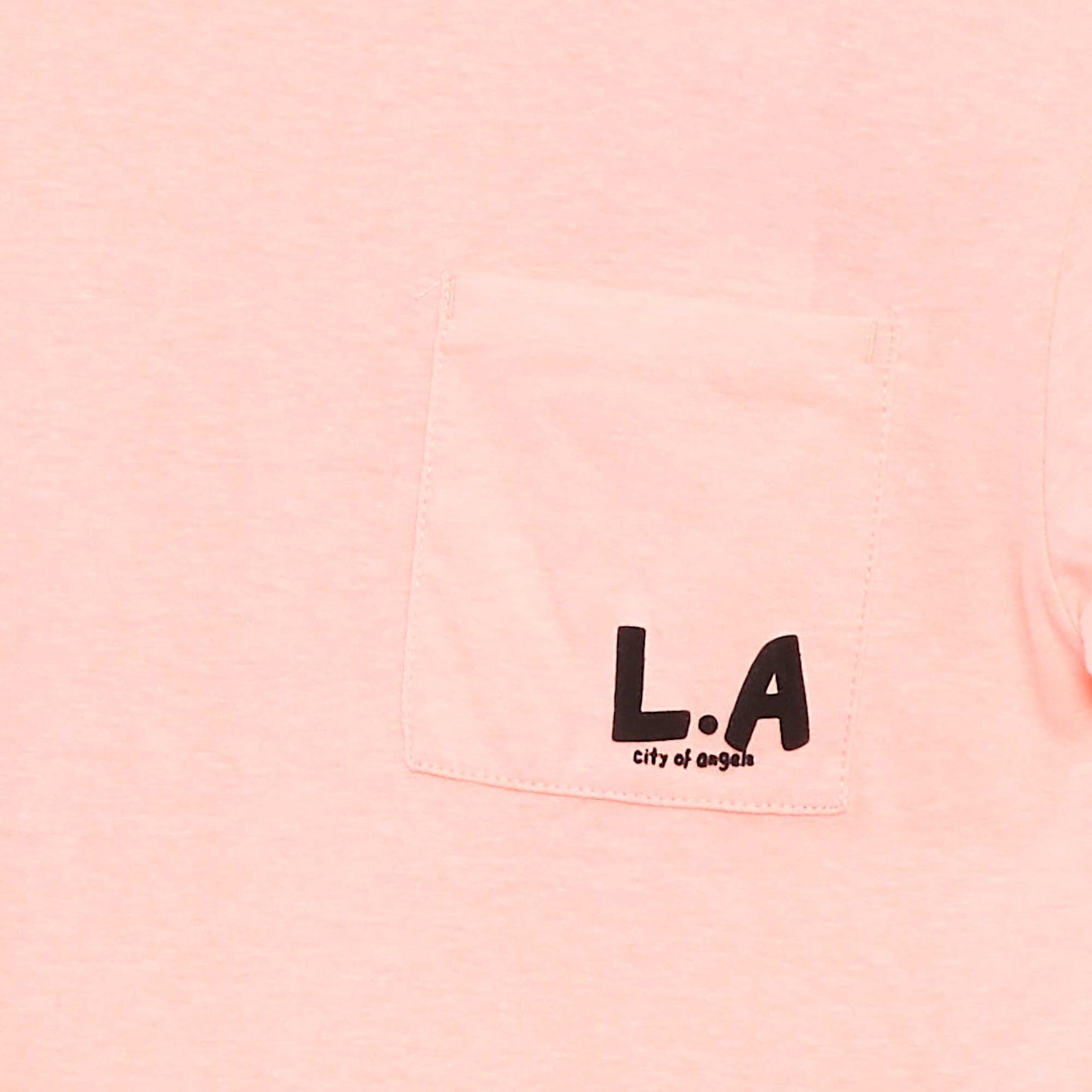 T-shirt loose avec poche poitrine ORANGE